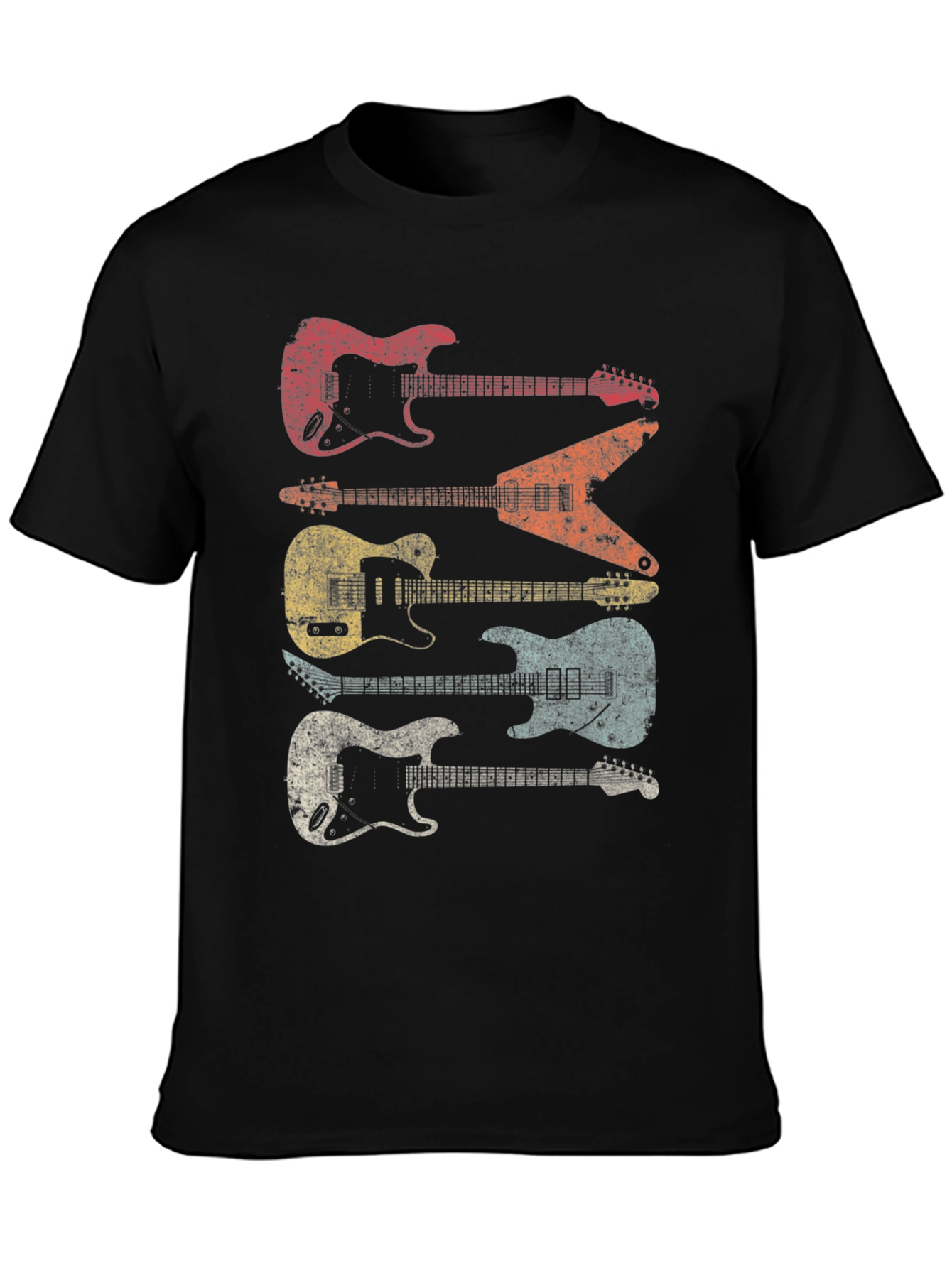 Retro Electric Guitar T-Shirt