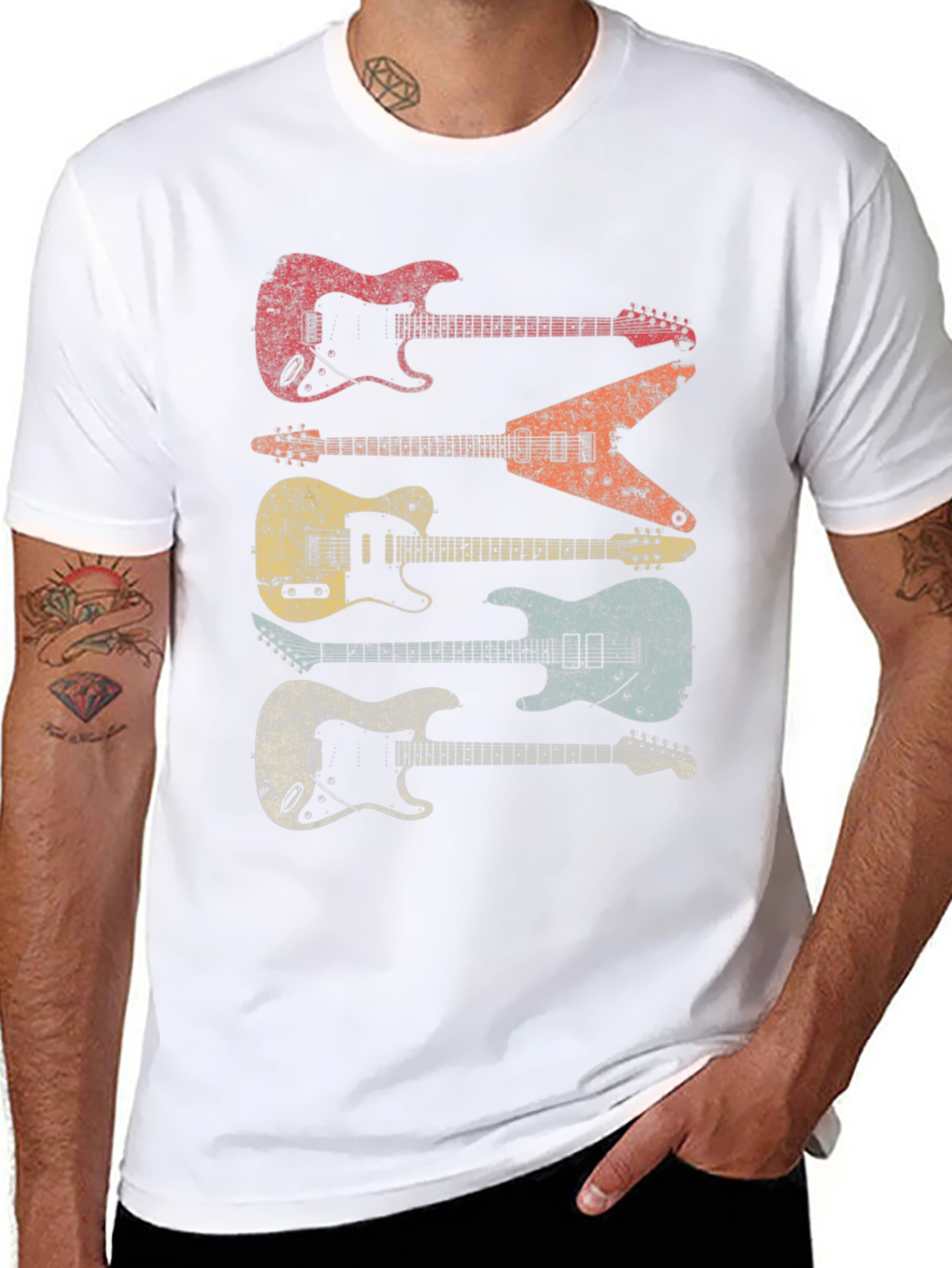 Retro Electric Guitar T-Shirt