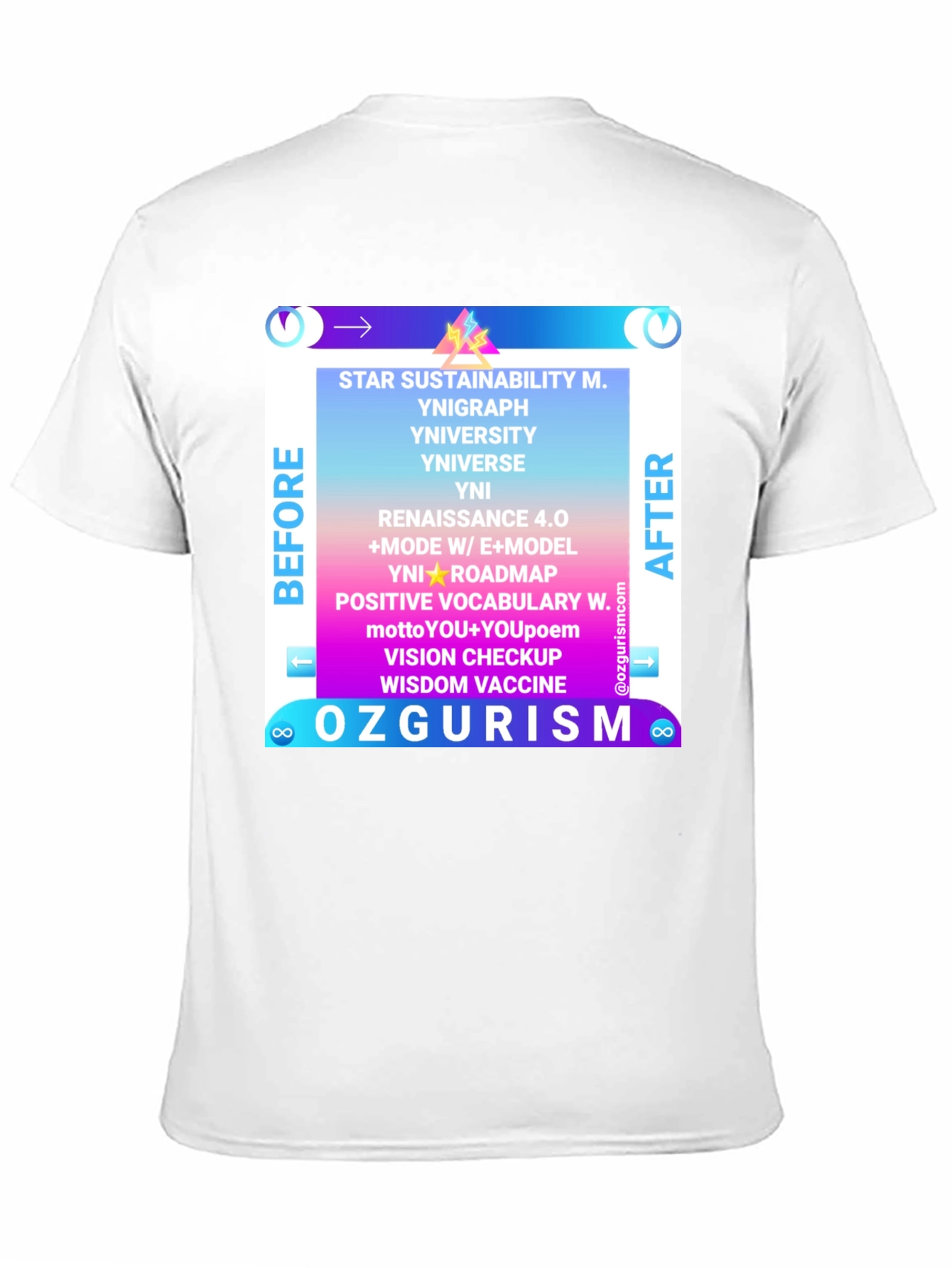 Ozgurism T-Shirt: Star Sustainability Graphic Tee