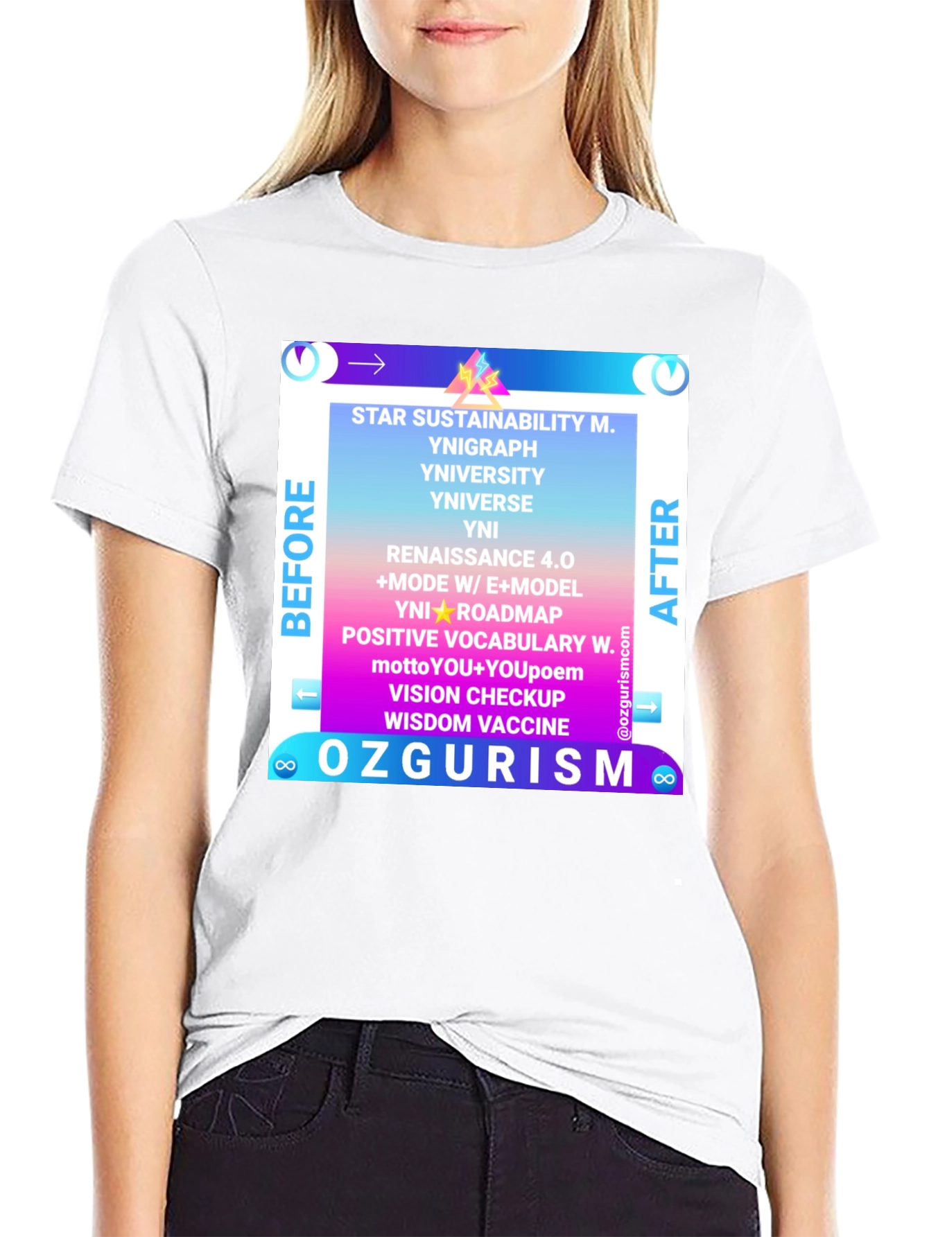Ozgurism T-Shirt: Star Sustainability Graphic Tee