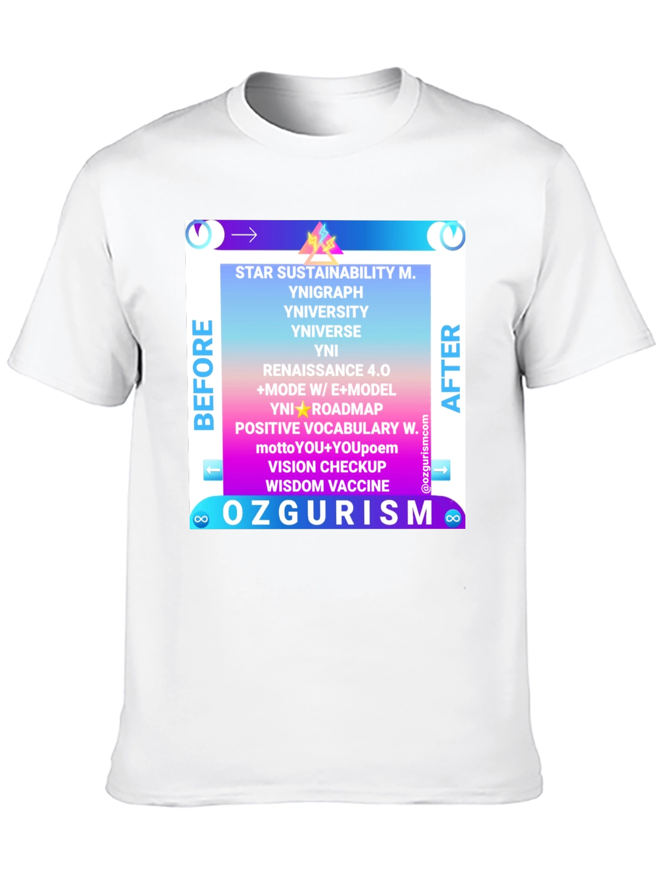 Ozgurism T-Shirt: Star Sustainability Graphic Tee