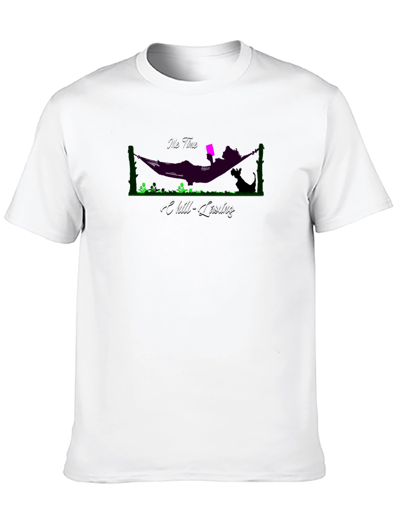 Relaxing Hammock T-Shirt - Me Time Chill-Laxing Graphic Tee