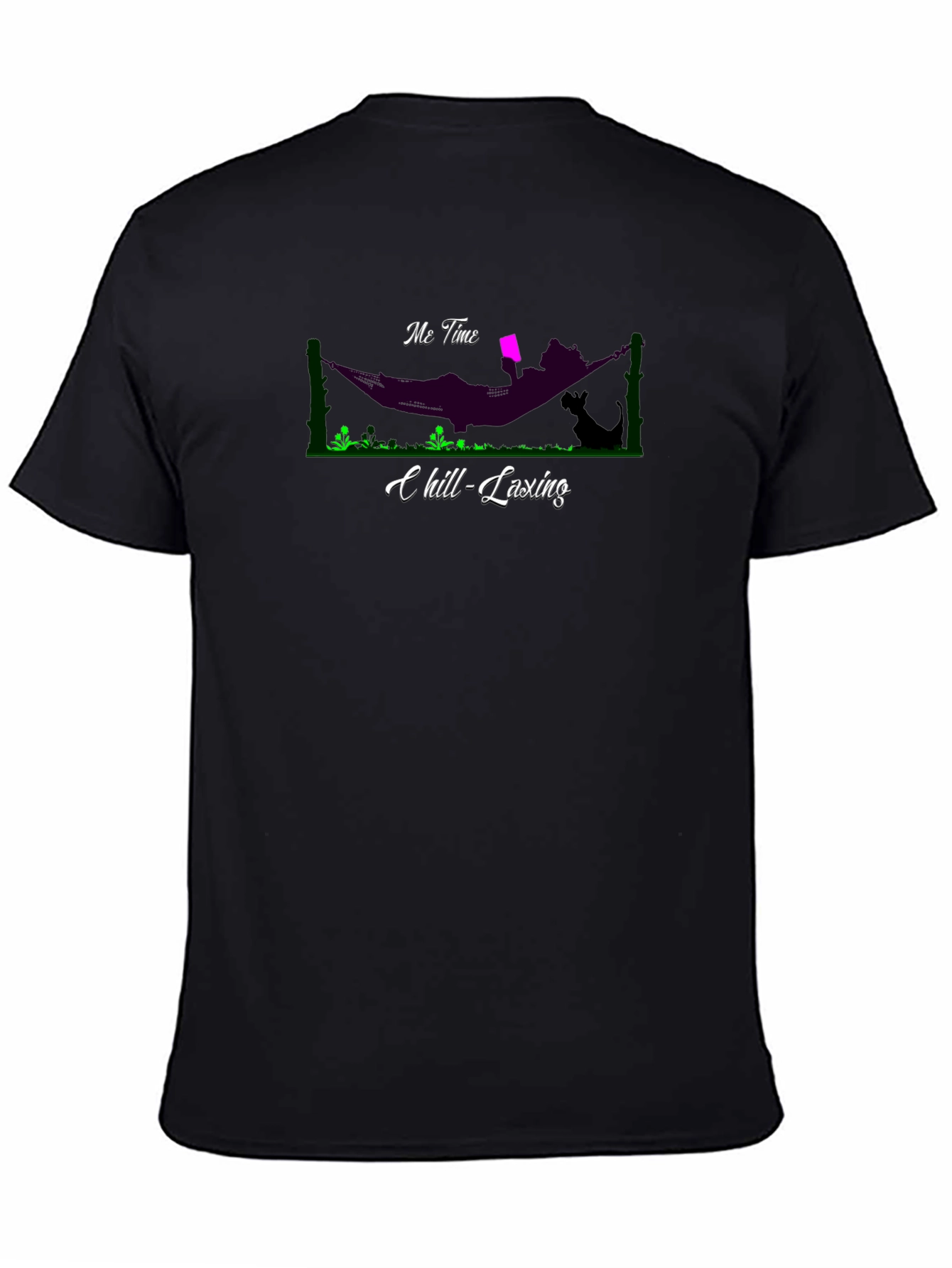 Relaxing Hammock T-Shirt - Me Time Chill-Laxing Graphic Tee