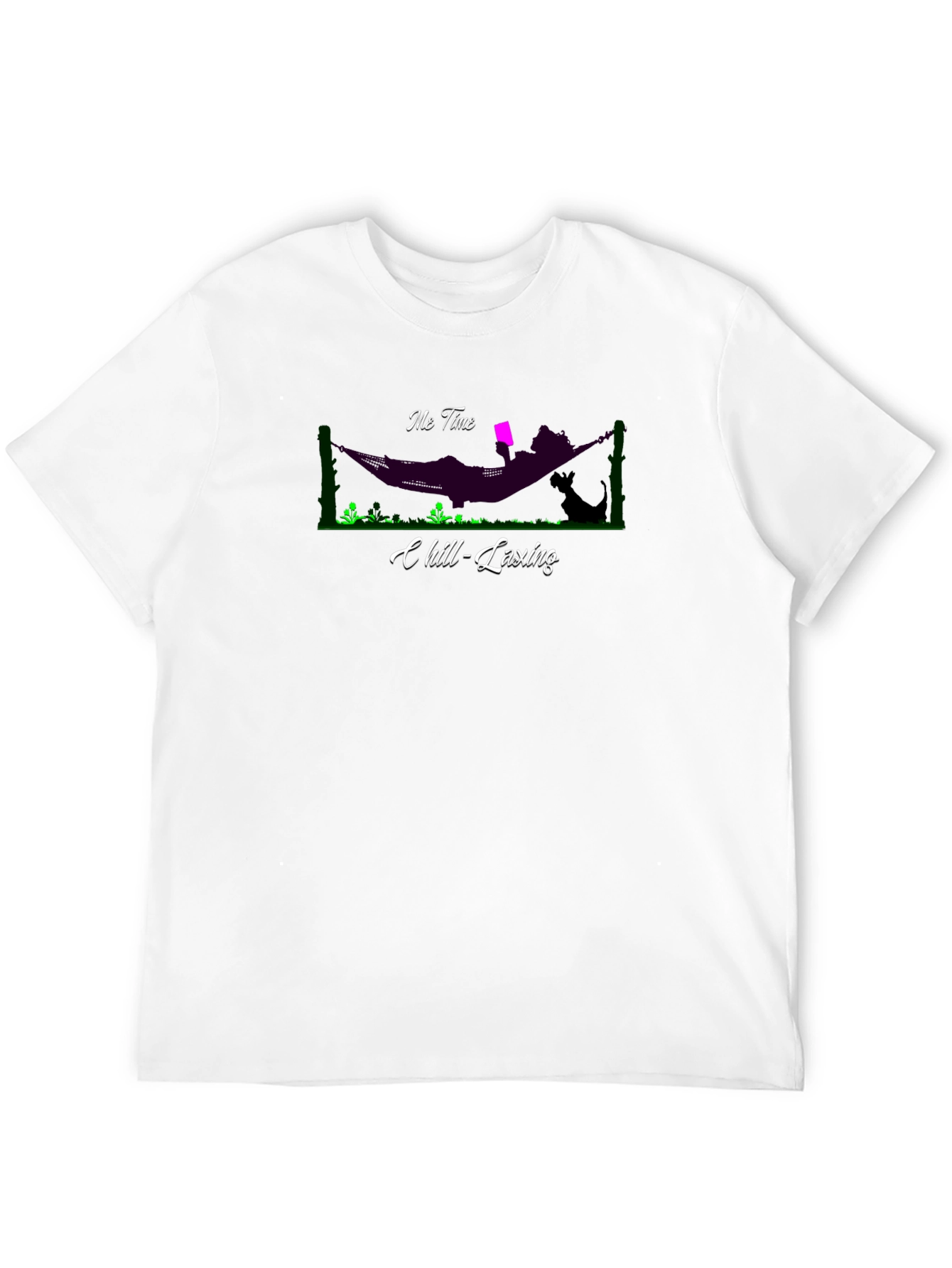 Relaxing Hammock T-Shirt - Me Time Chill-Laxing Graphic Tee