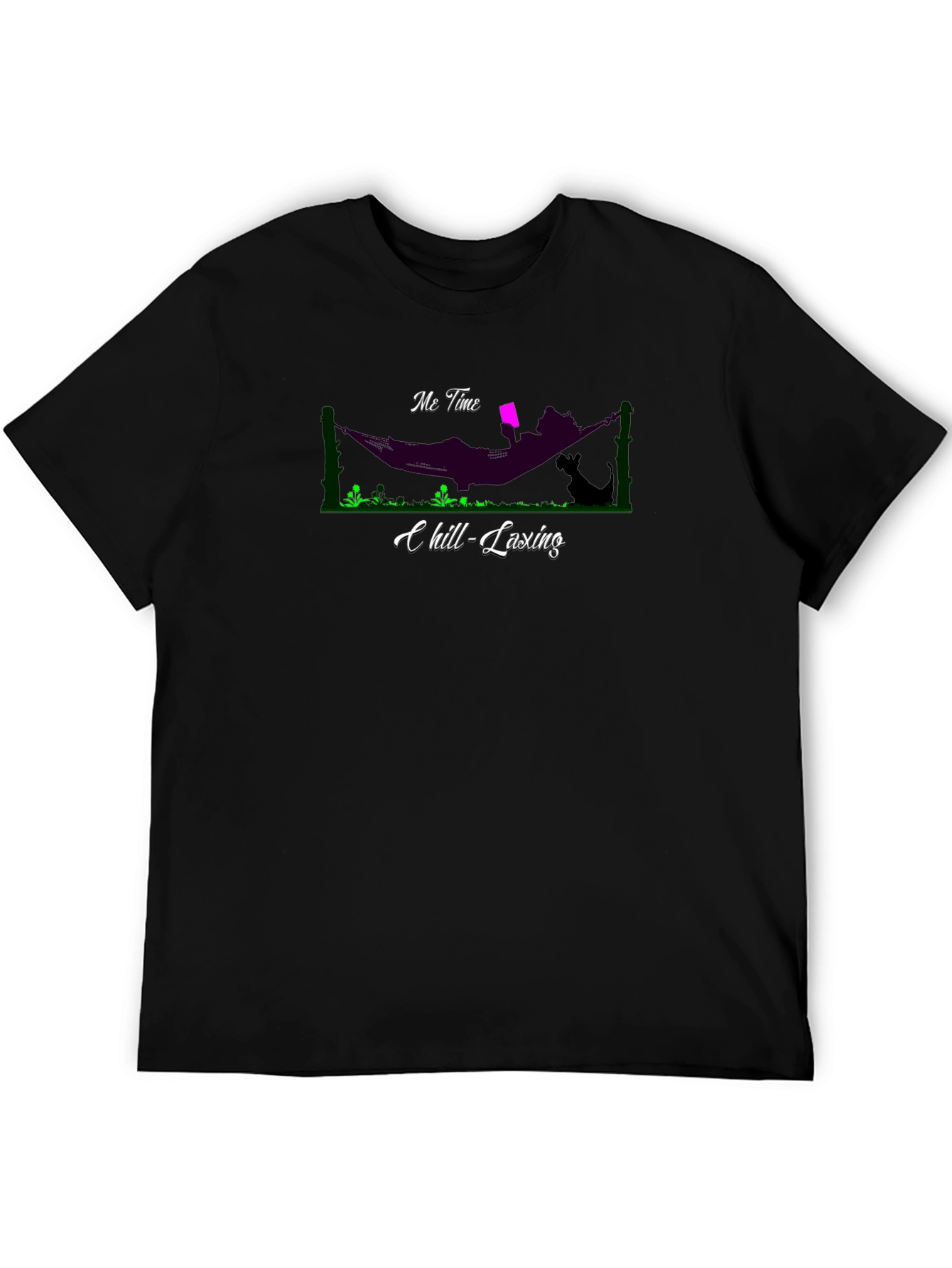 Relaxing Hammock T-Shirt - Me Time Chill-Laxing Graphic Tee