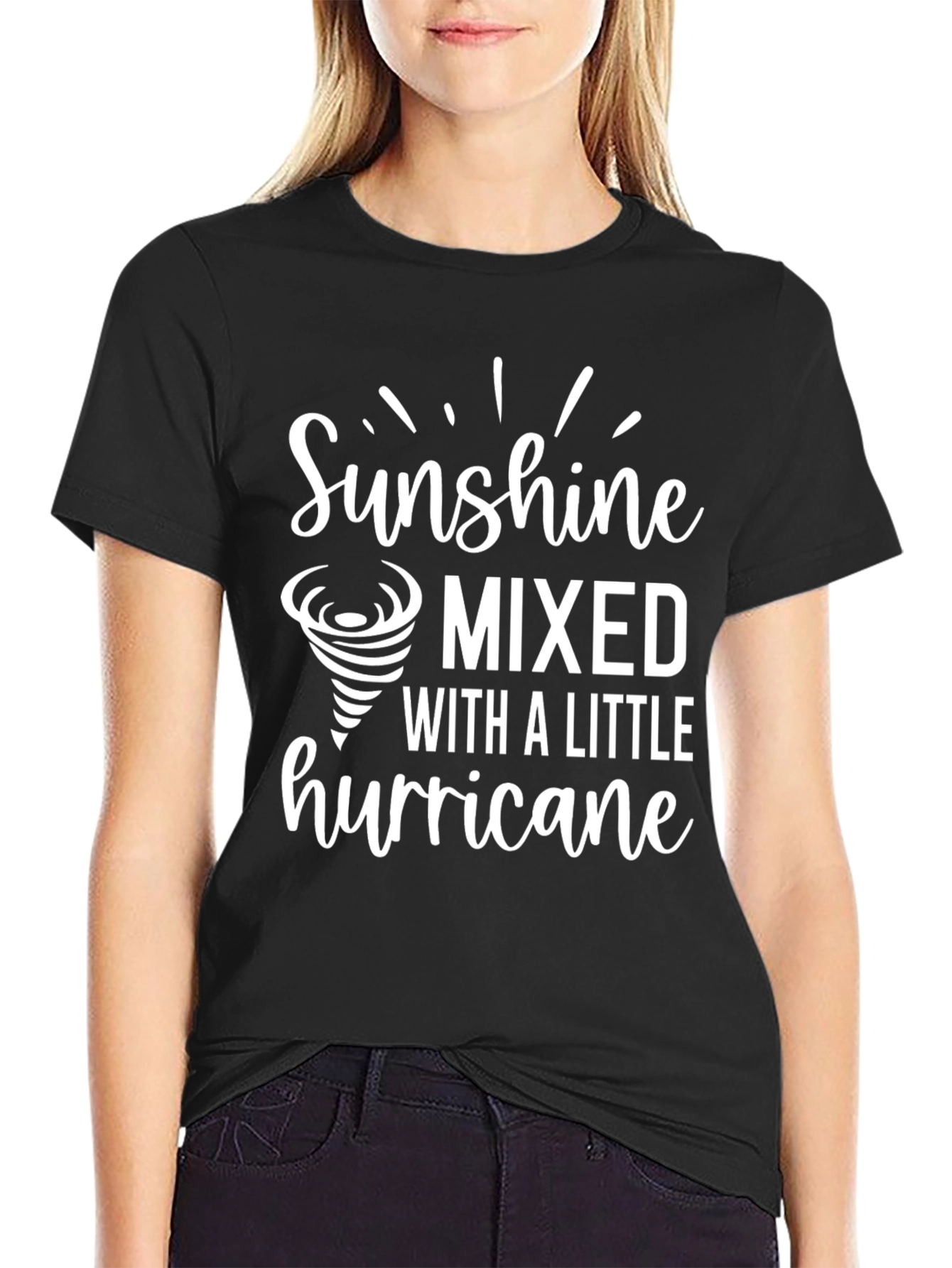 Sunshine Mixed with a Little Hurricane Graphic Tee