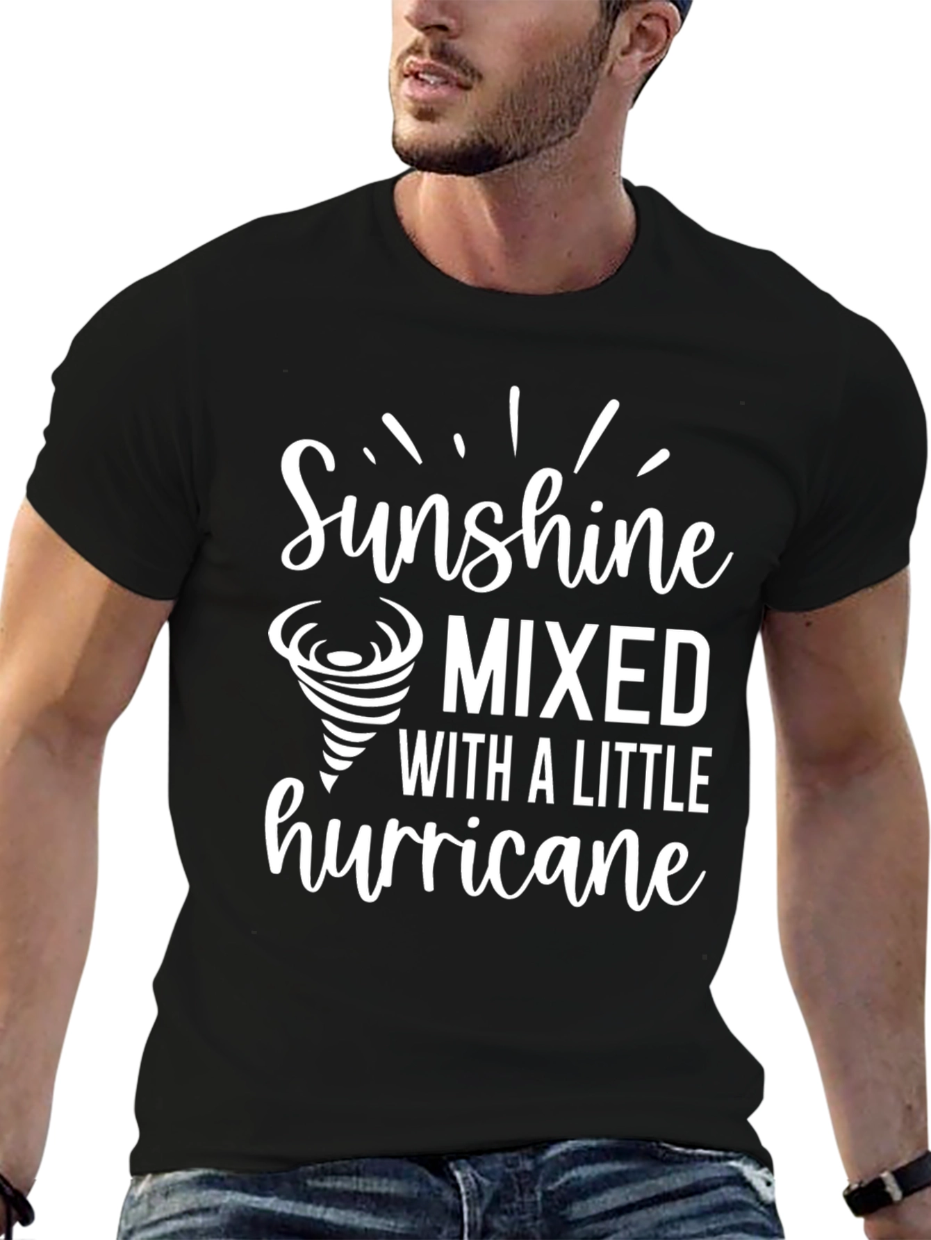 Sunshine Mixed with a Little Hurricane Graphic Tee