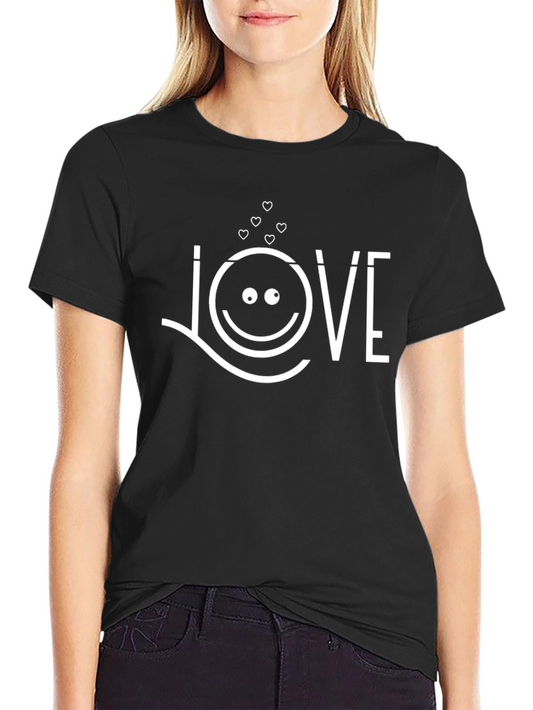 Love Smiley Face Graphic Tee