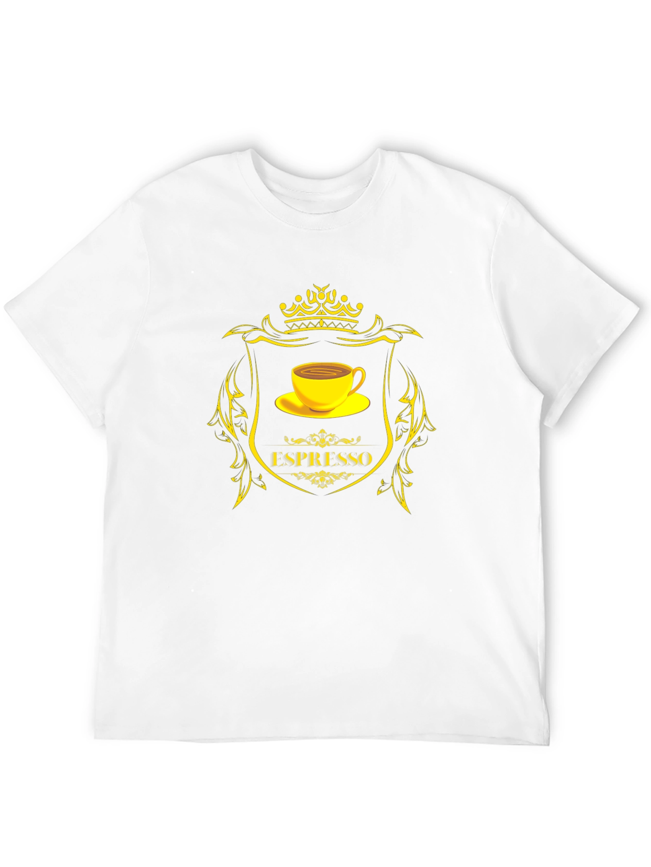 Espresso Coffee T-Shirt - Premium Black Cotton Tee