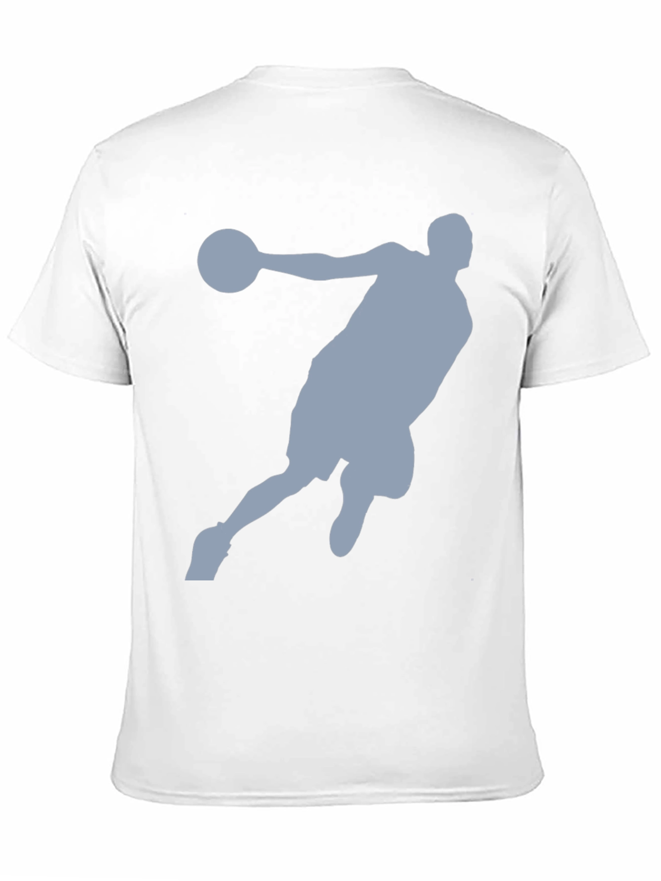 Basketball Player Graphic Tee - Black Cotton T-Shirt