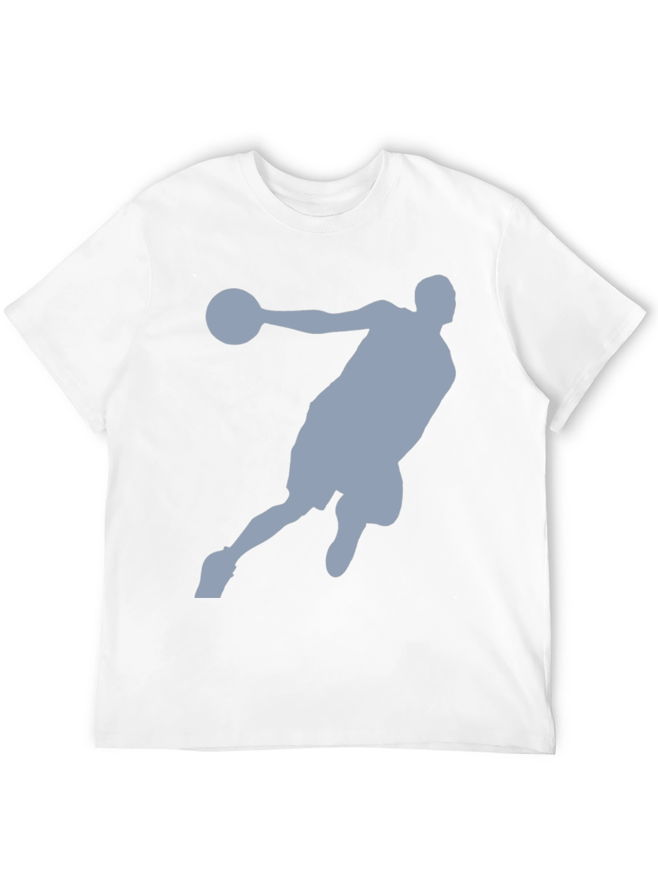 Basketball Player Graphic Tee - Black Cotton T-Shirt