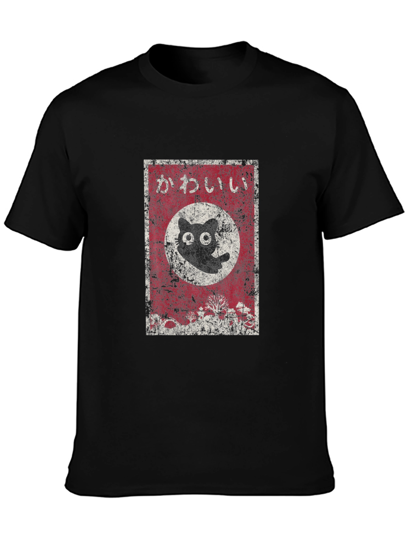 Kawaii Cat T-Shirt - Japanese Aesthetic Graphic Tee