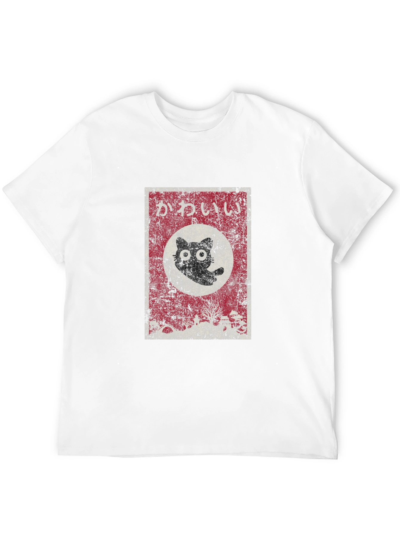 Kawaii Cat T-Shirt - Japanese Aesthetic Graphic Tee