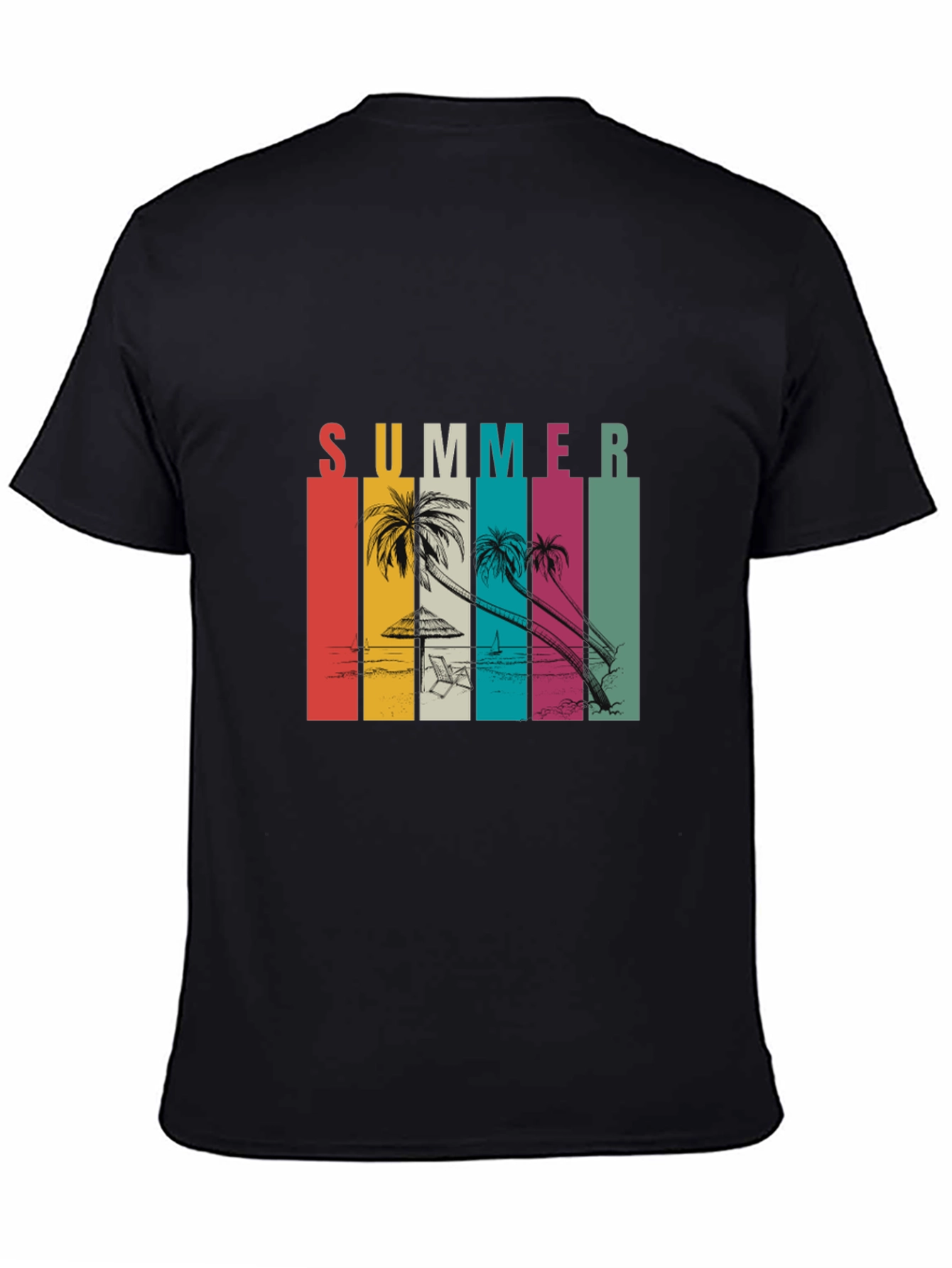 Retro Summer Beach T-Shirt - Vacation Vibes
