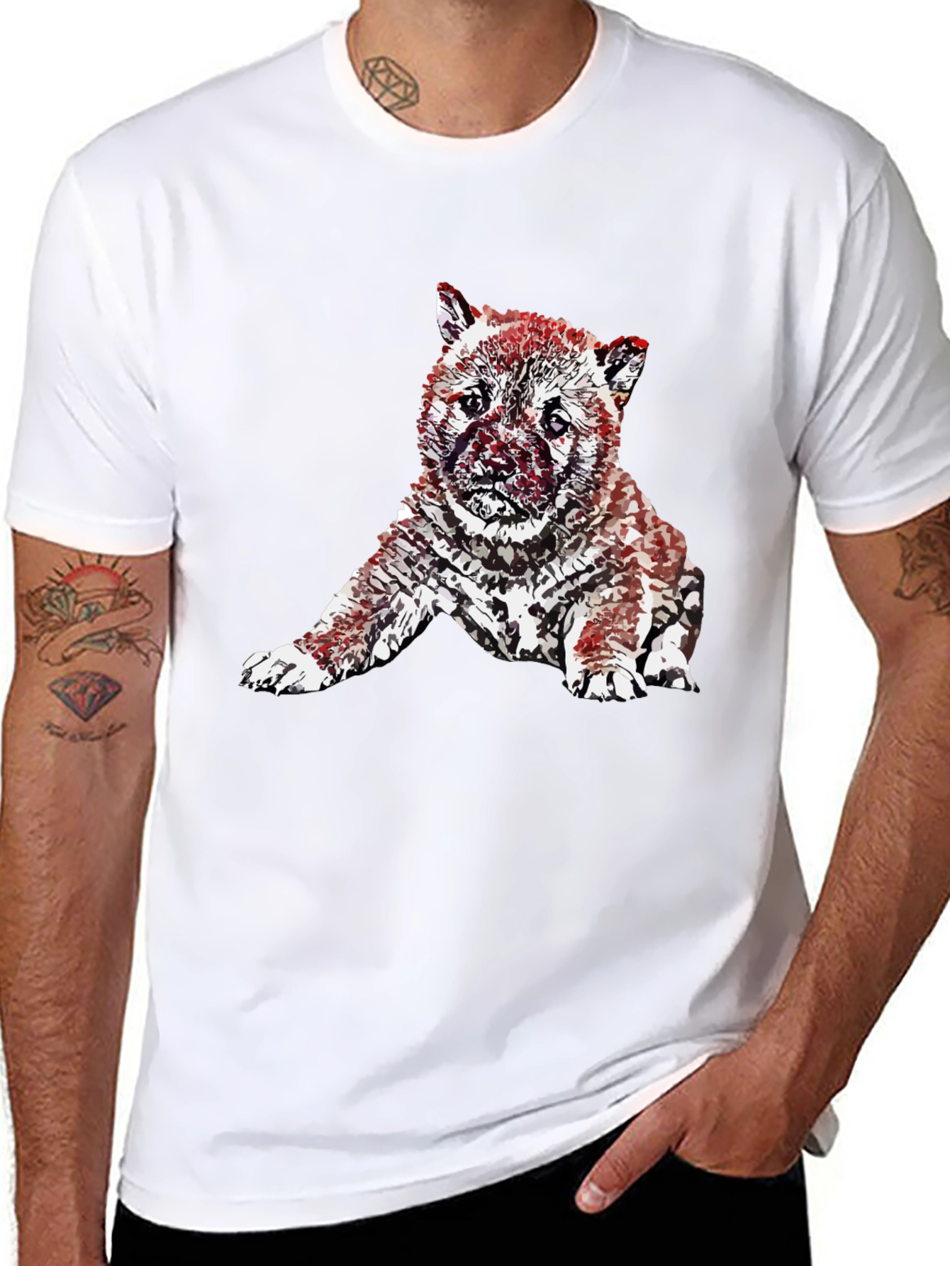 Cool Dog Graphic T-Shirt
