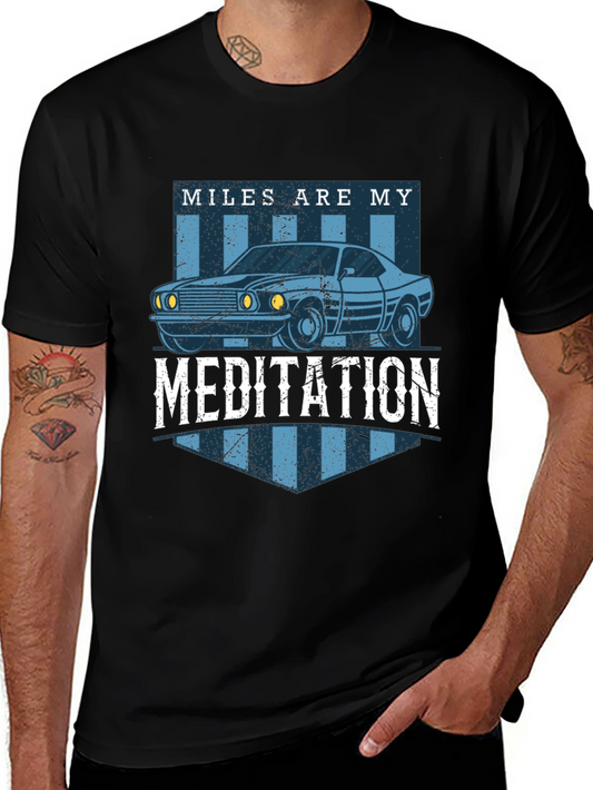 Miles Are My Meditation Graphic T-Shirt