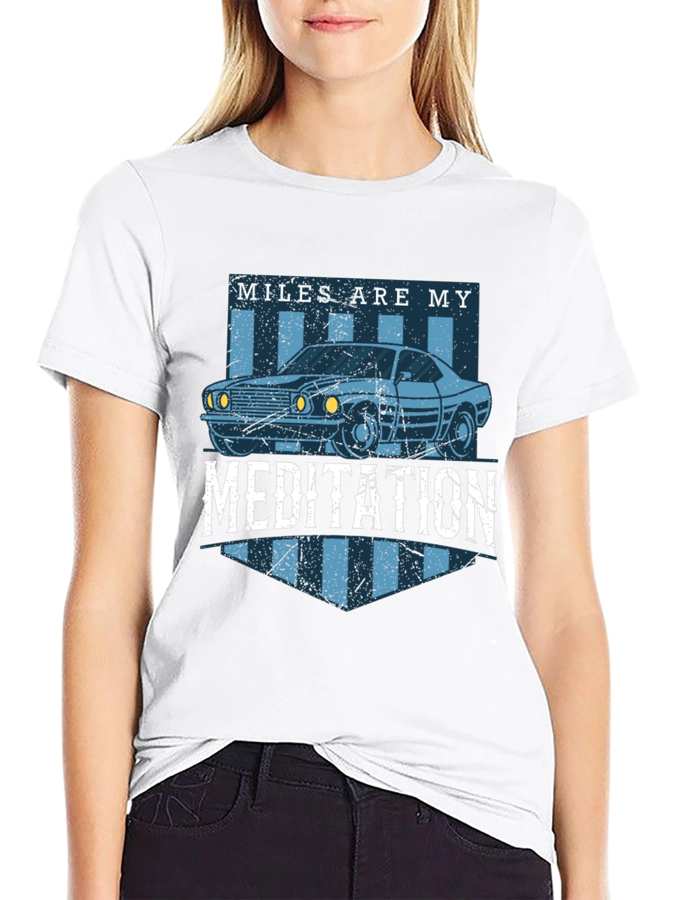 Miles Are My Meditation Graphic T-Shirt