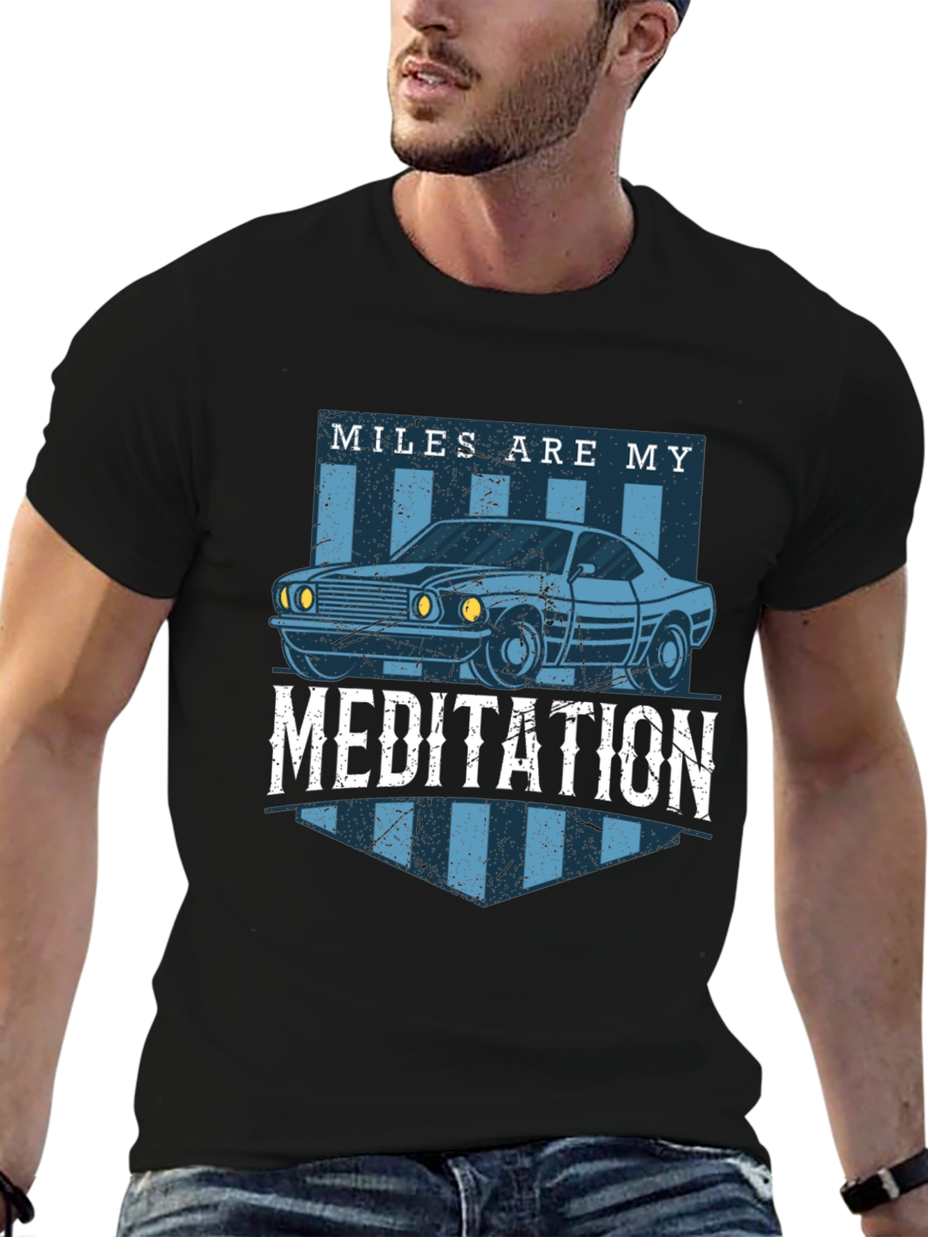 Miles Are My Meditation Graphic T-Shirt
