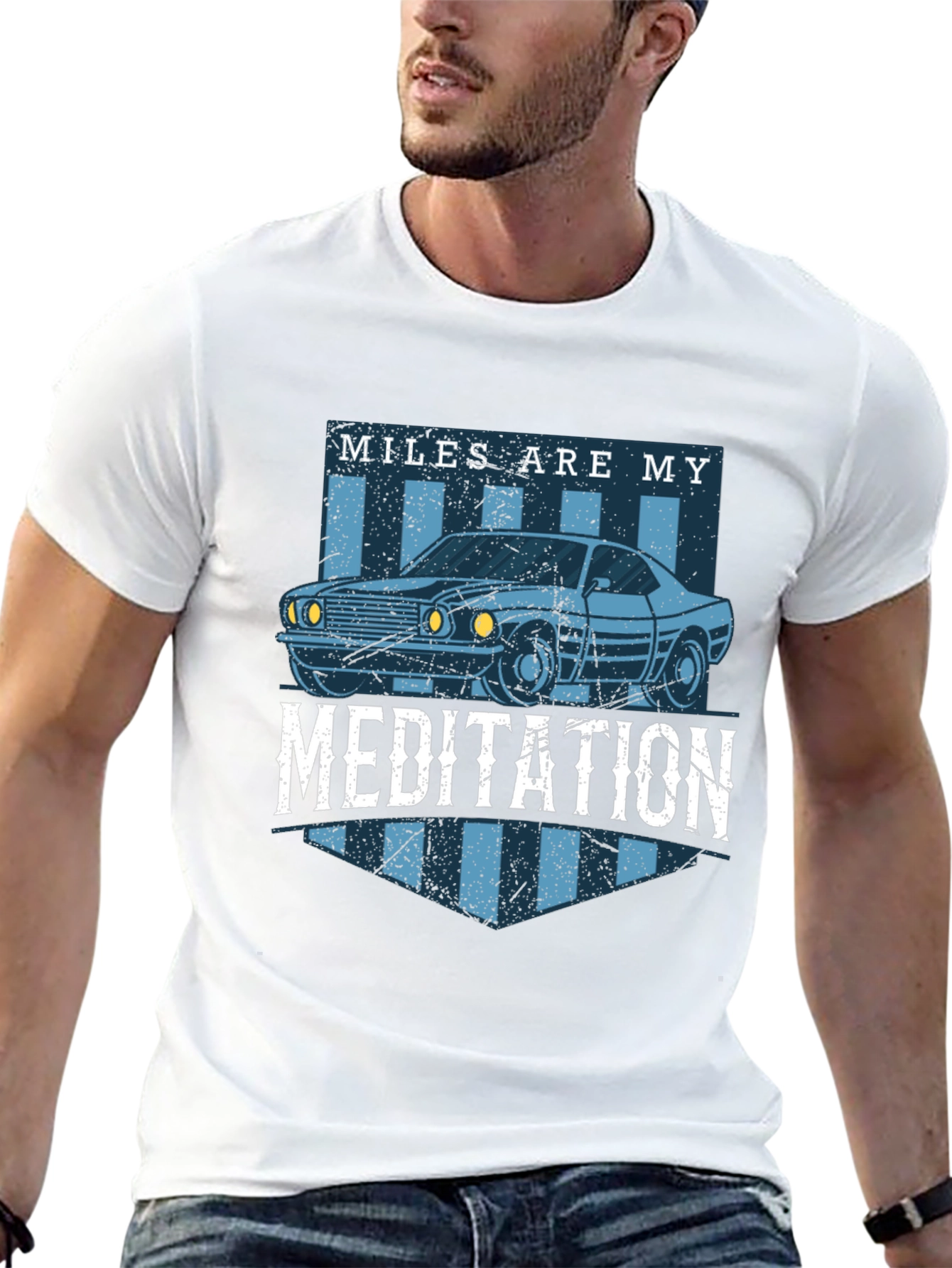 Miles Are My Meditation Graphic T-Shirt