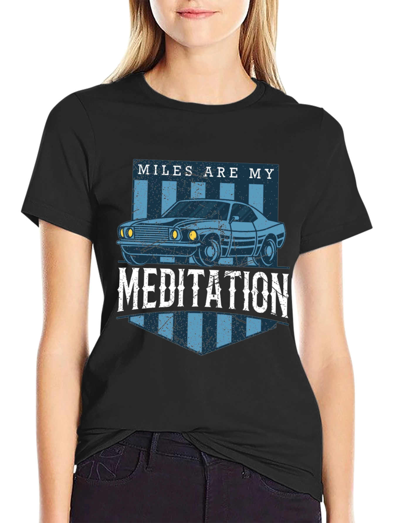 Miles Are My Meditation Graphic T-Shirt