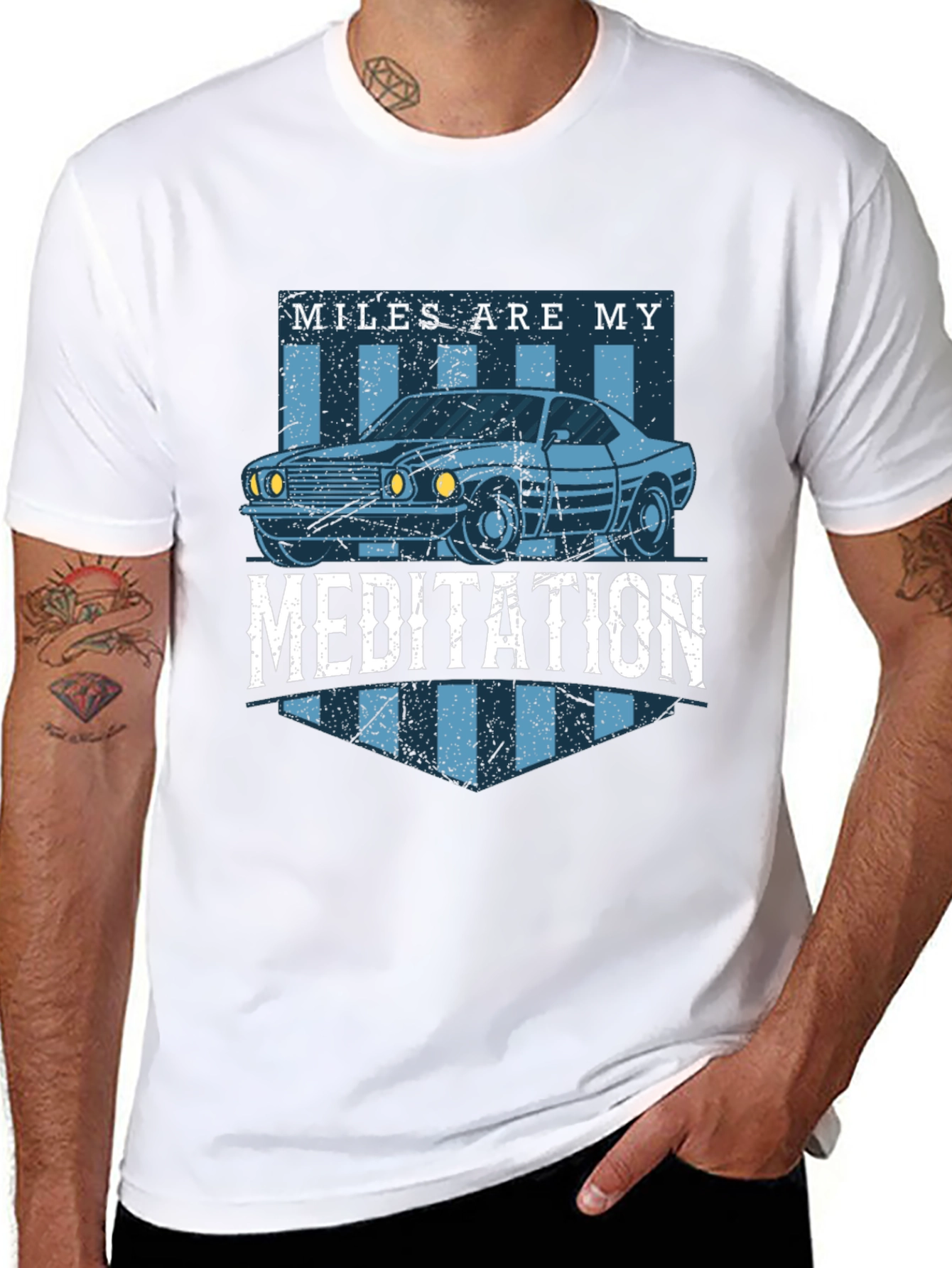 Miles Are My Meditation Graphic T-Shirt