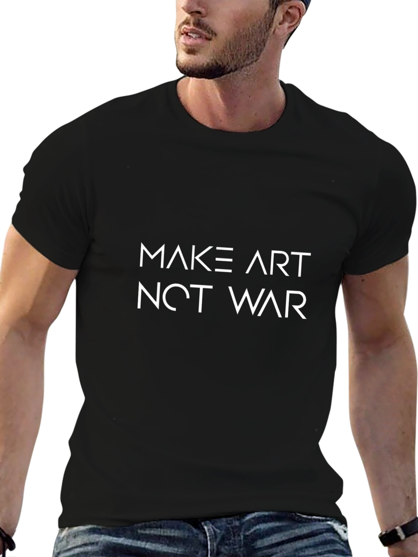 Make Art Not War Graphic Tee