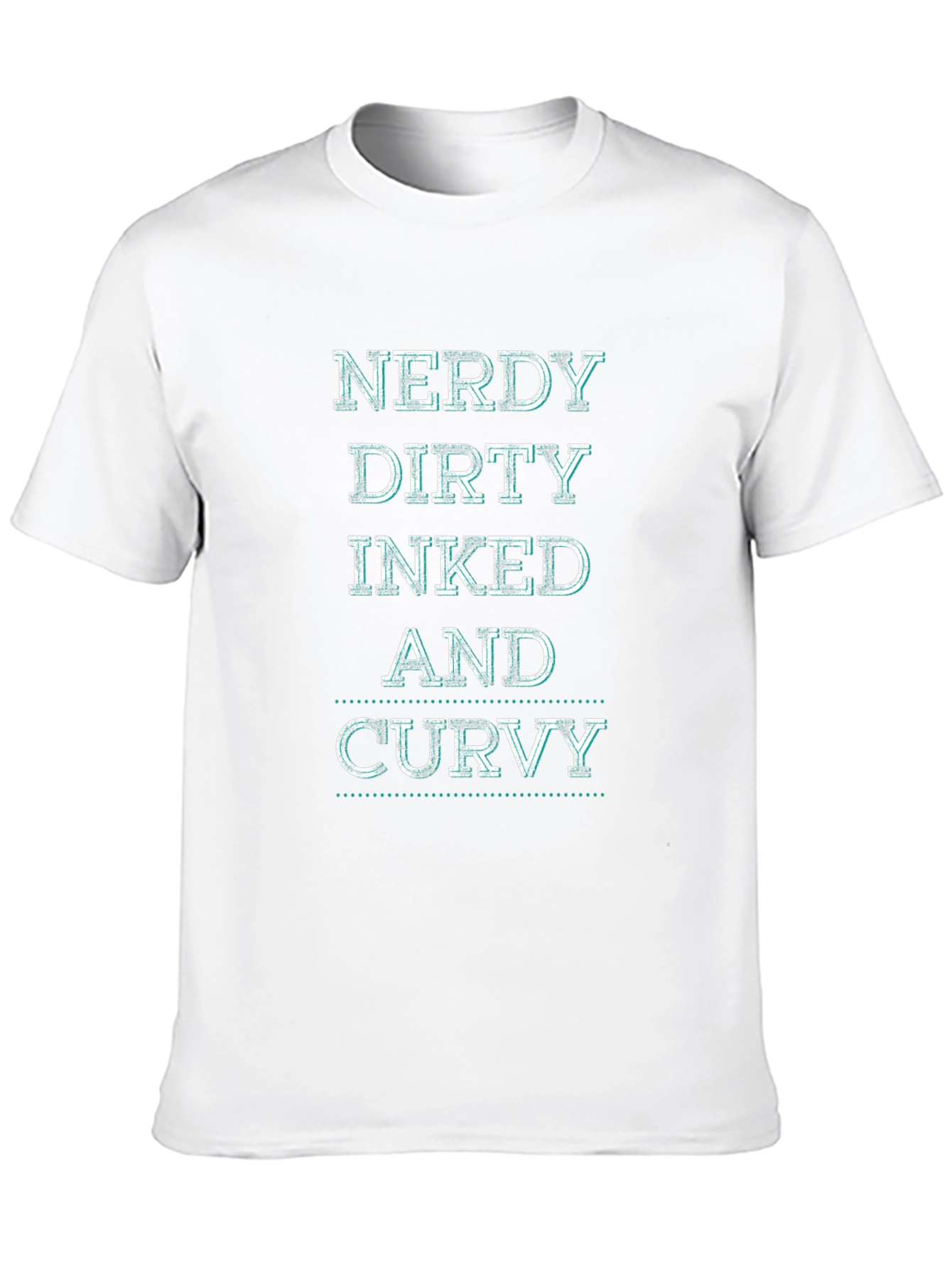 Nerdy Dirty Inked and Curvy Graphic Tee
