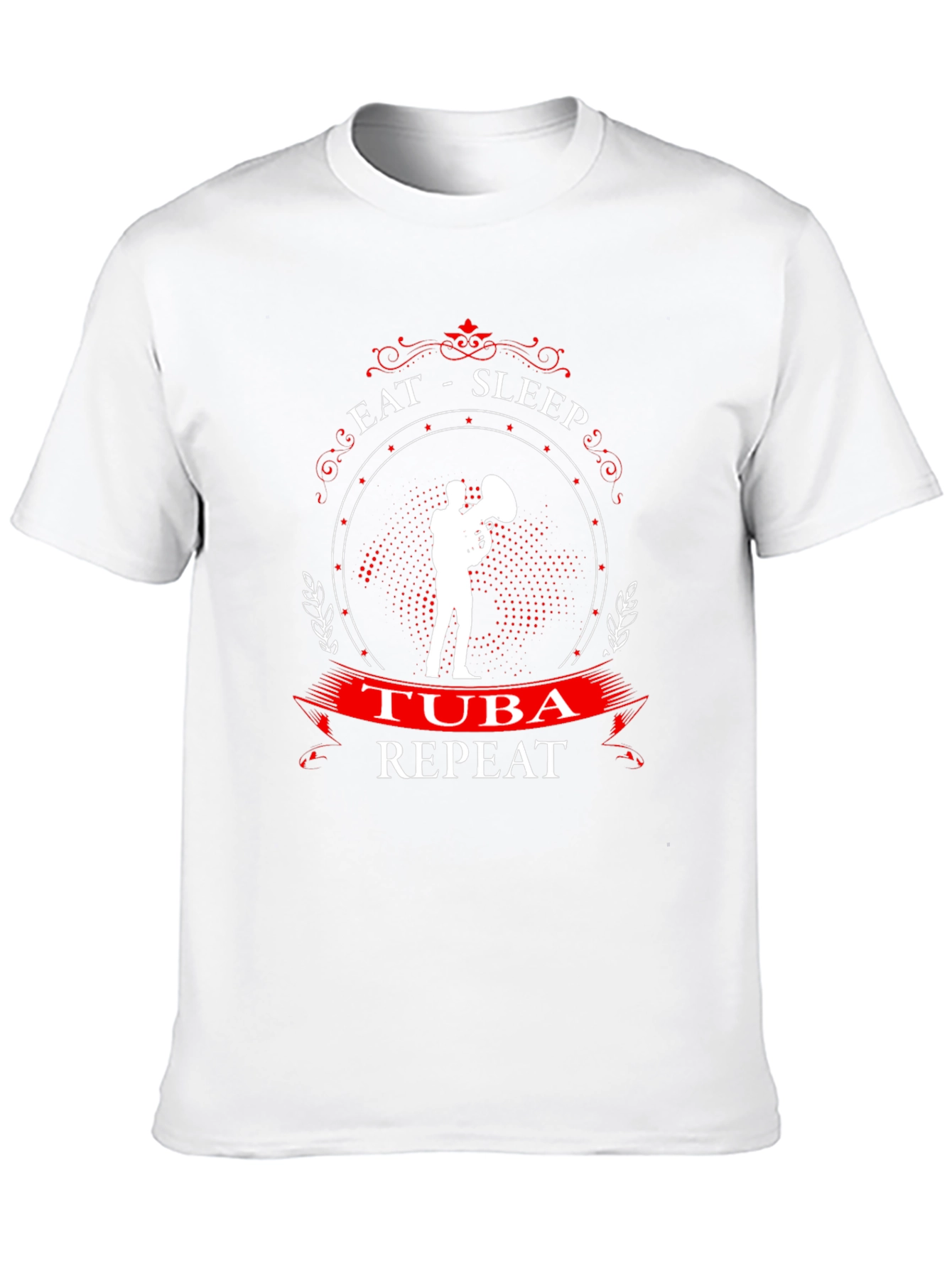 Eat Sleep Tuba Repeat - Musician T-Shirt