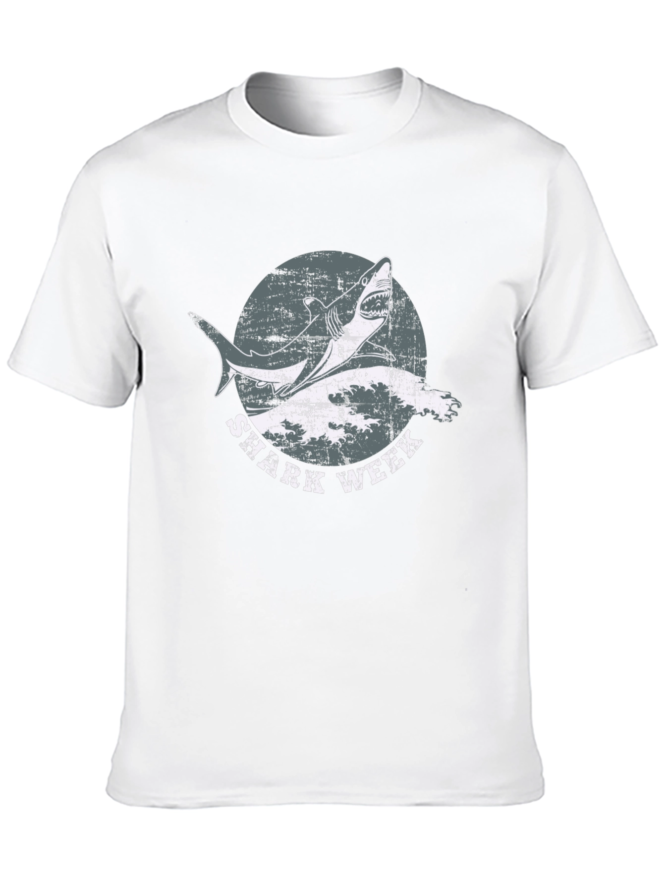 Shark Week Black Graphic T-Shirt