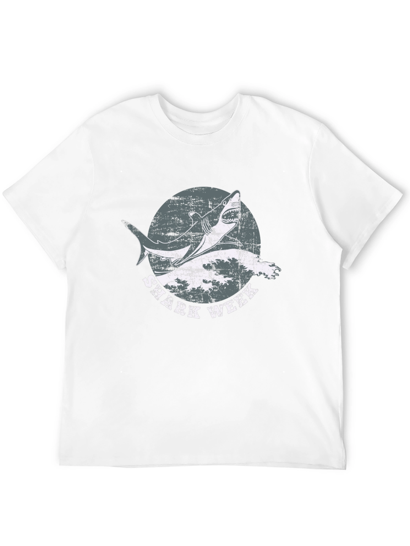 Shark Week Black Graphic T-Shirt