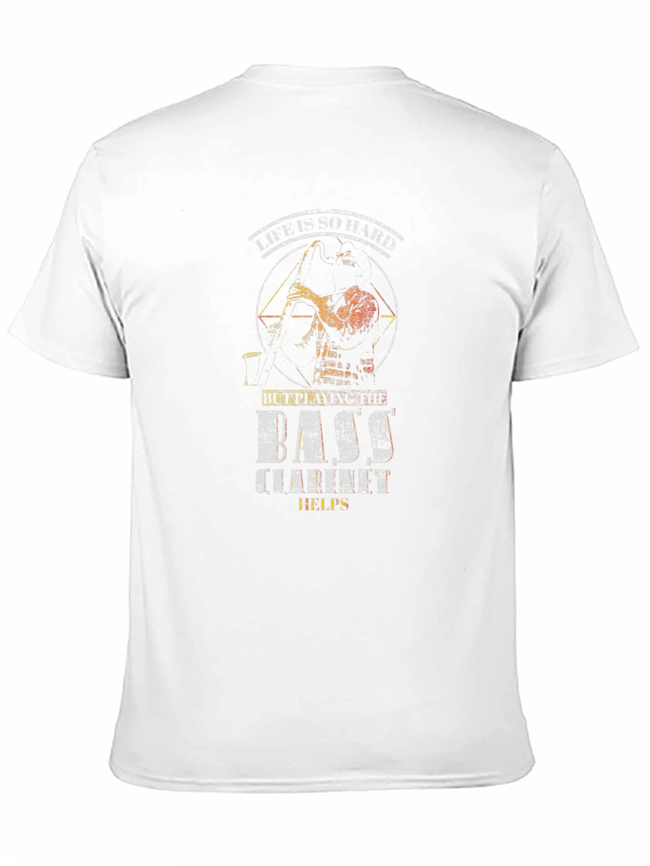 Life is SO DVID Bass Doesnt Helps Black T-Shirt