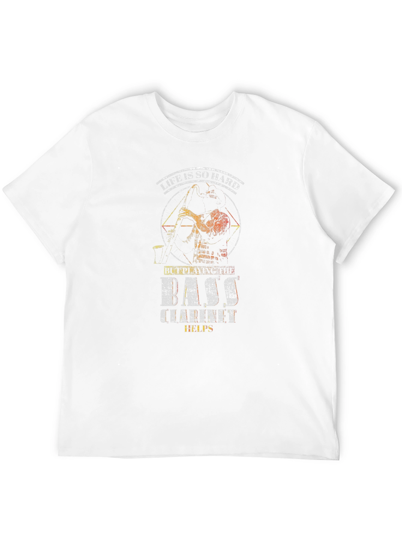 Life is SO DVID Bass Doesnt Helps Black T-Shirt