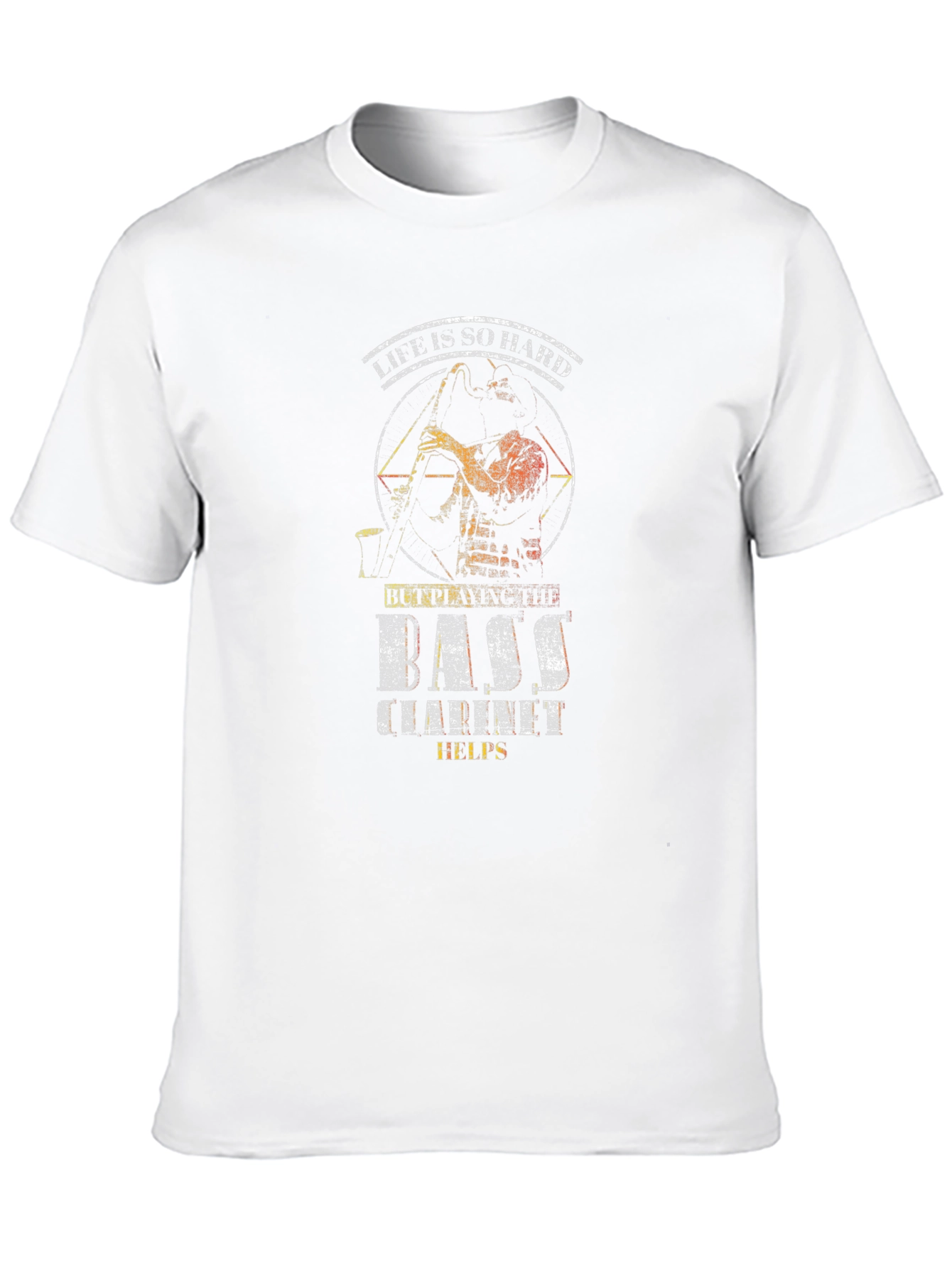 Life is SO DVID Bass Doesnt Helps Black T-Shirt