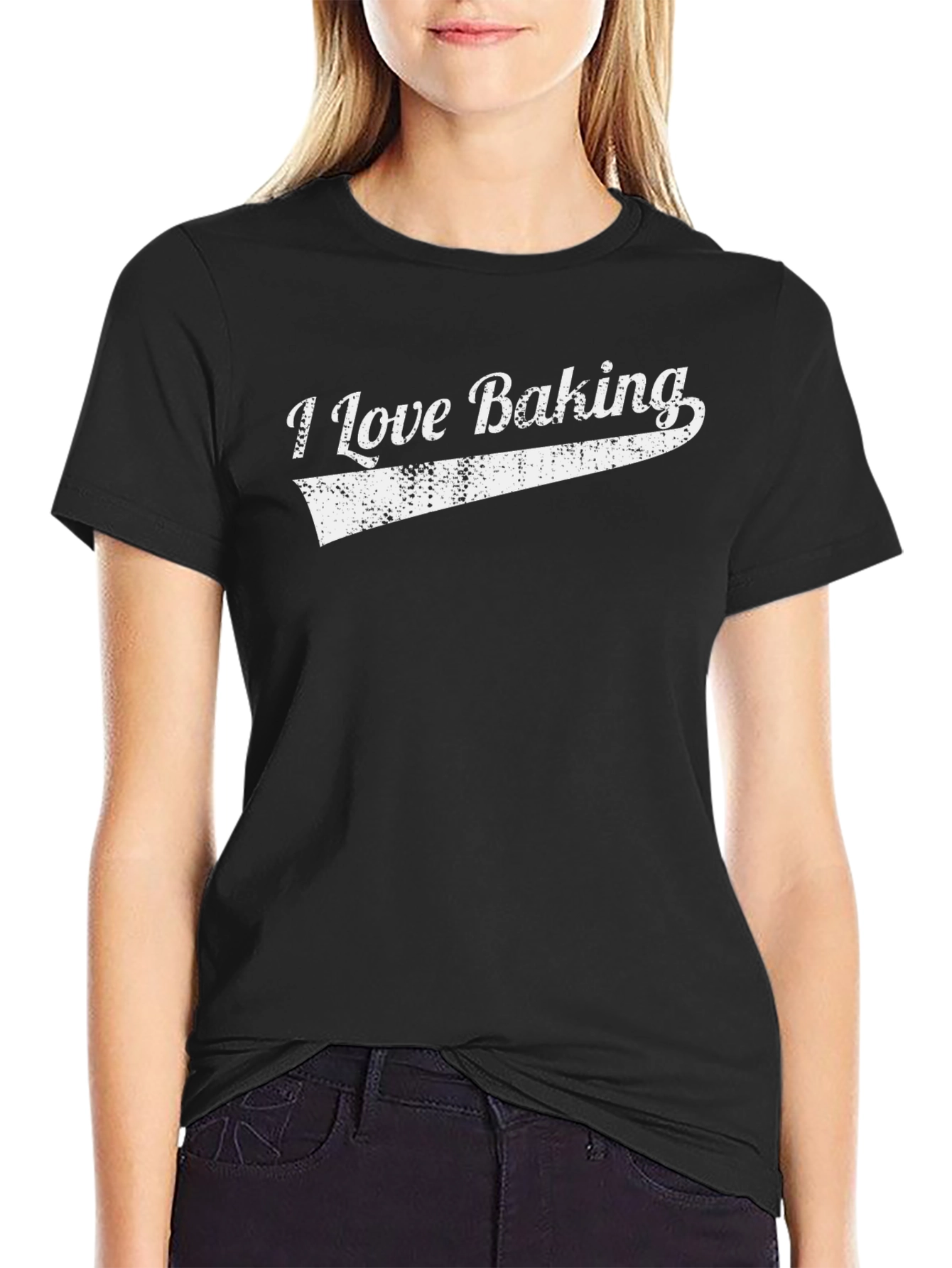 I Love Baking Black T-Shirt