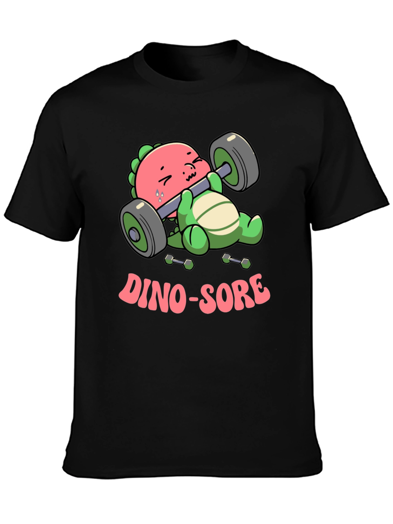 Dino-Sore T-Shirt - Funny Dinosaur Workout Tee