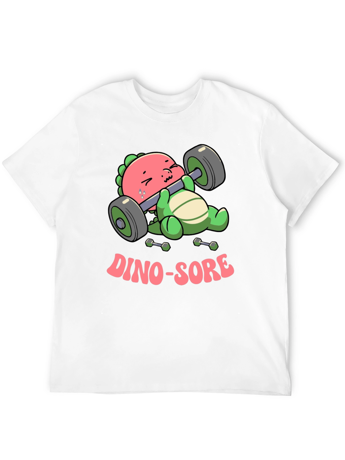 Dino-Sore T-Shirt - Funny Dinosaur Workout Tee