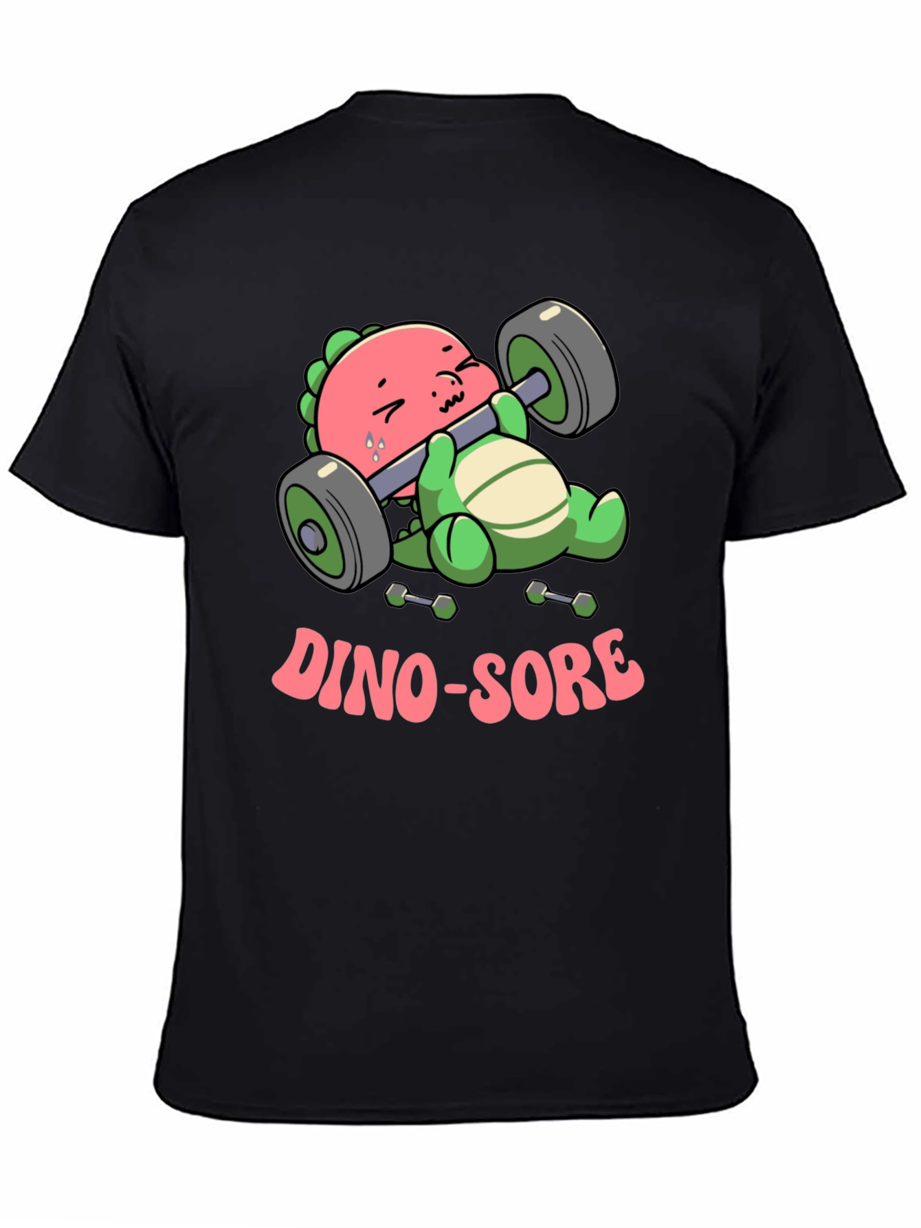 Dino-Sore T-Shirt - Funny Dinosaur Workout Tee