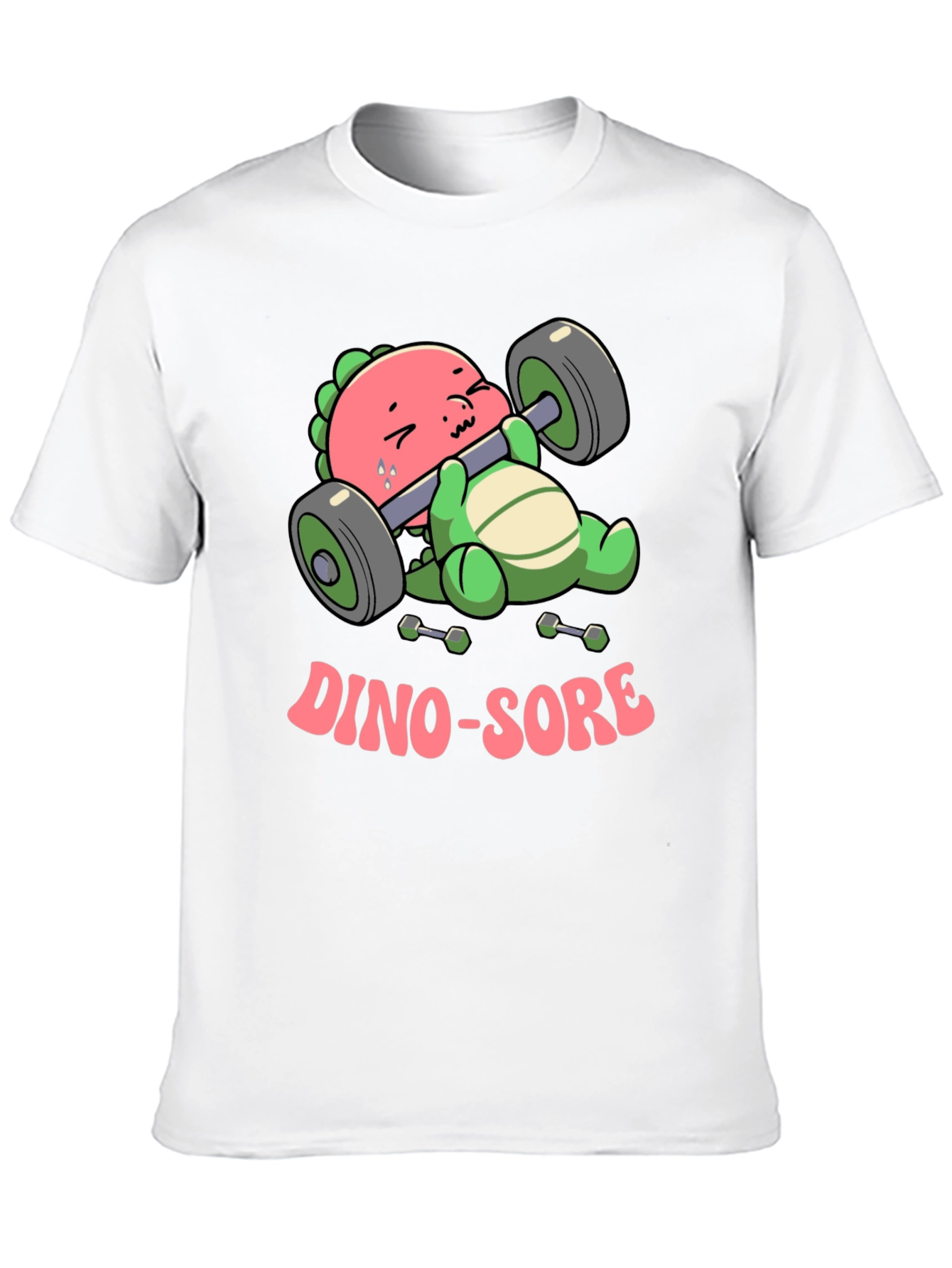 Dino-Sore T-Shirt - Funny Dinosaur Workout Tee