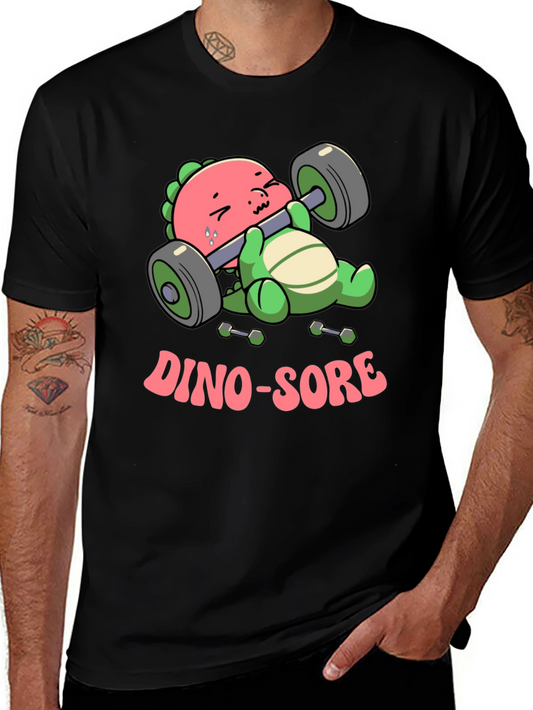 Dino-Sore T-Shirt - Funny Dinosaur Workout Tee