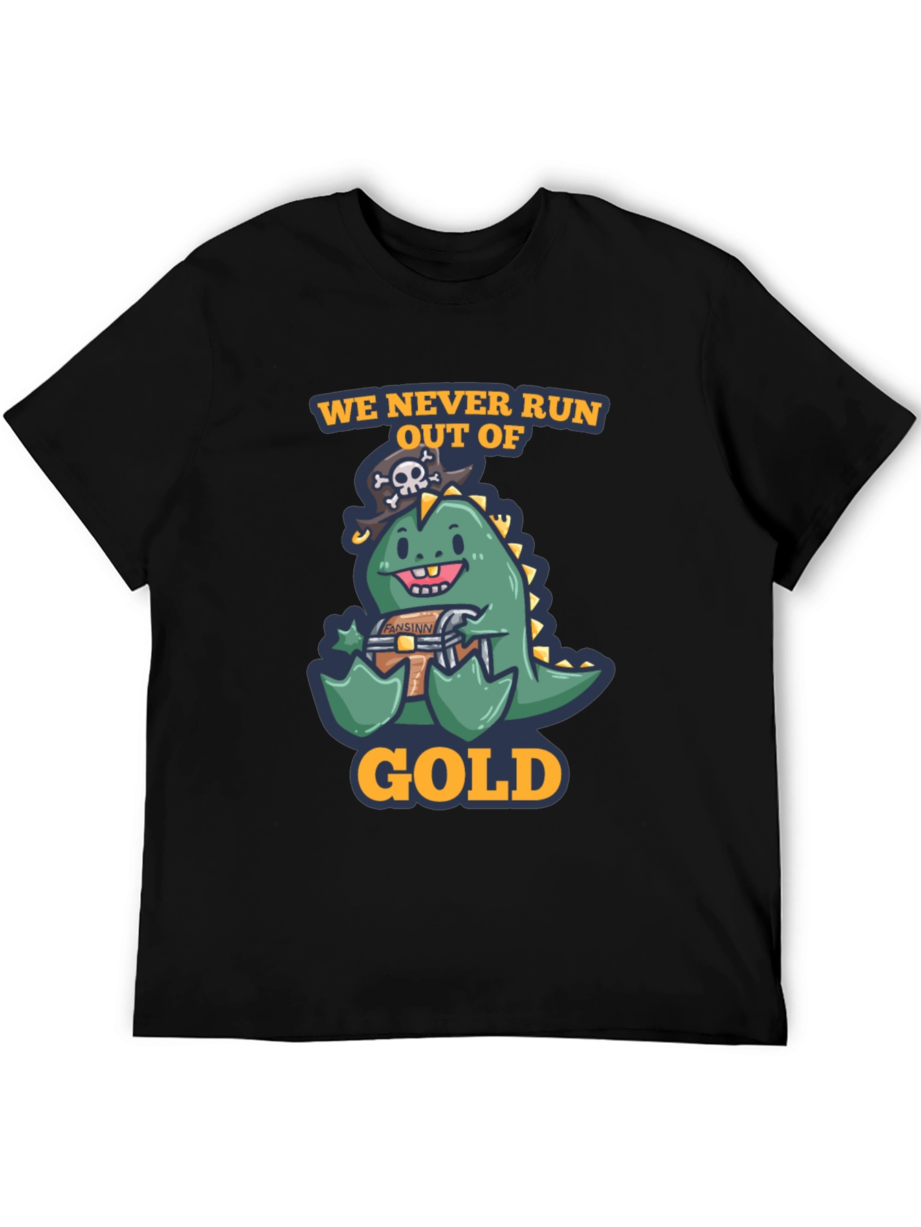 Pirate Dino Gold T-Shirt