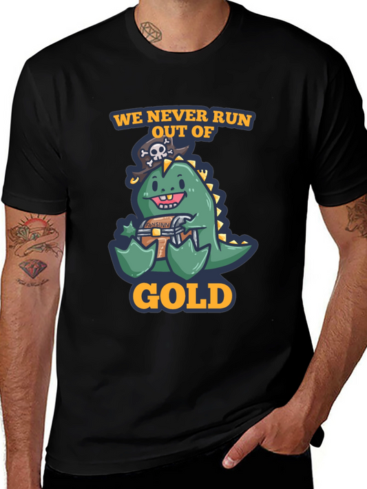 Pirate Dino Gold T-Shirt