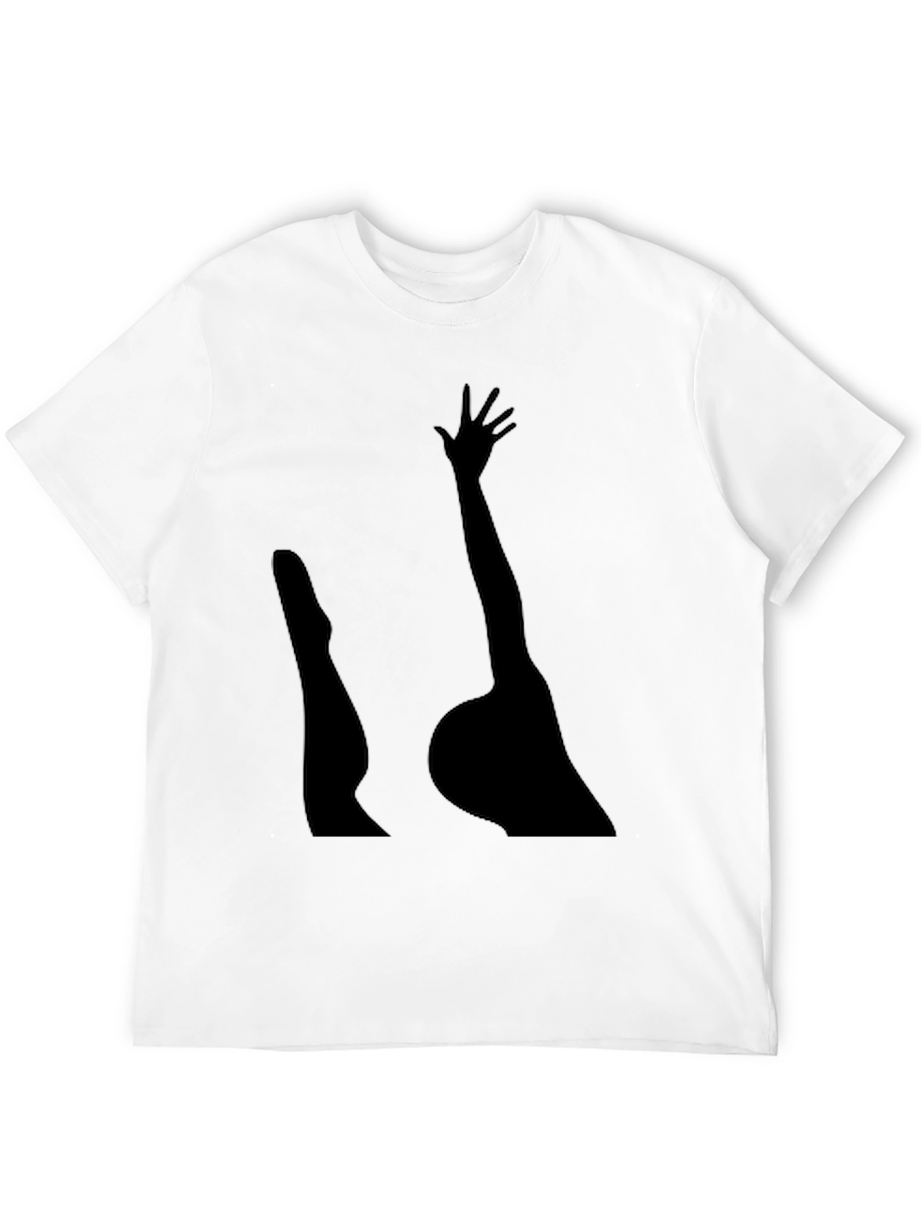 Silhouette Arm & Leg Black Tee