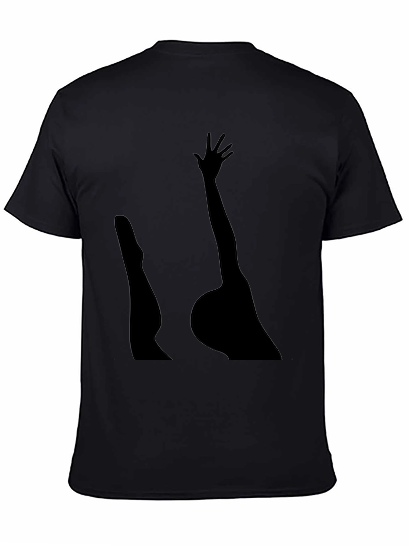 Silhouette Arm & Leg Black Tee
