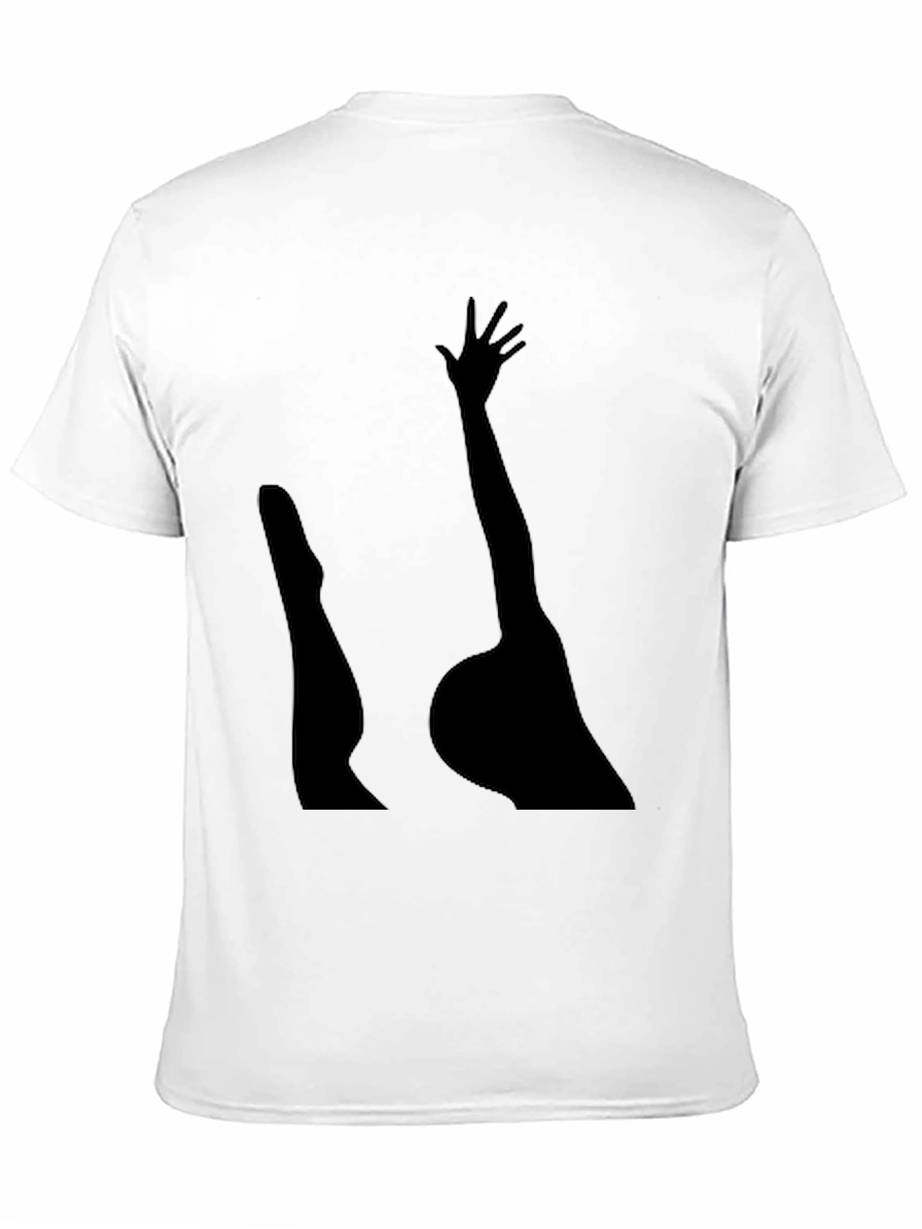 Silhouette Arm & Leg Black Tee