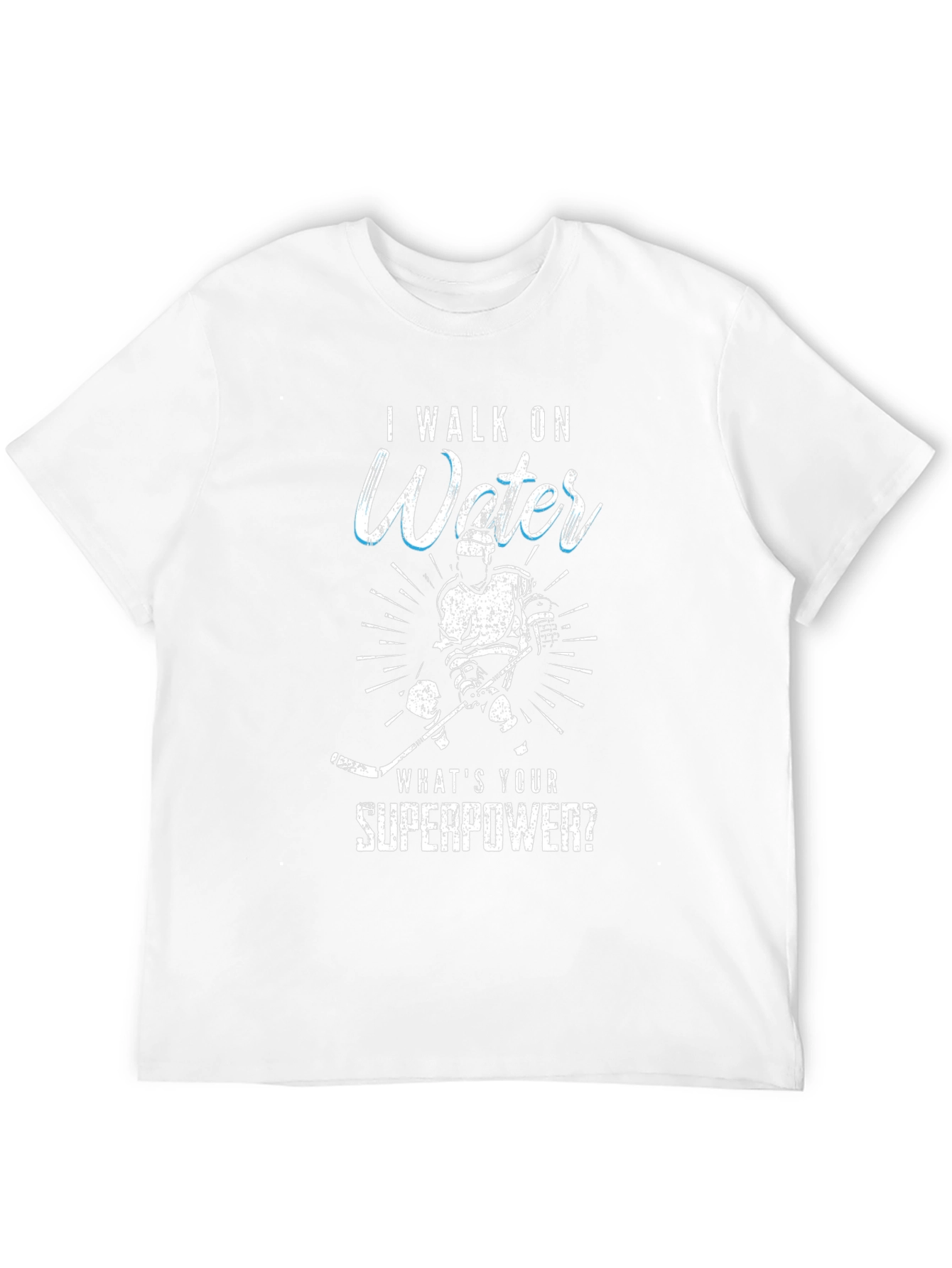 I Walk On Water Hockey T-Shirt