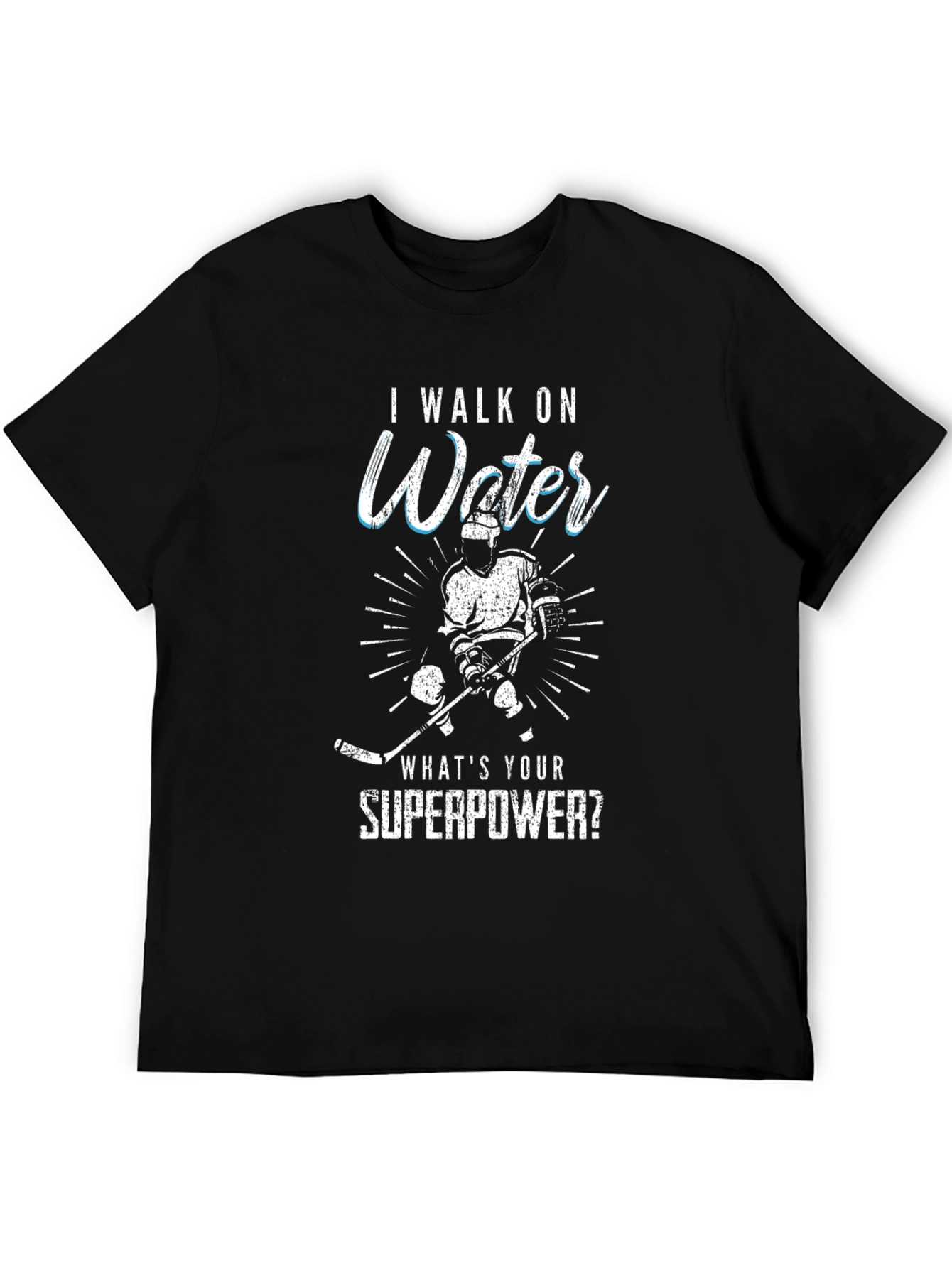 I Walk On Water Hockey T-Shirt