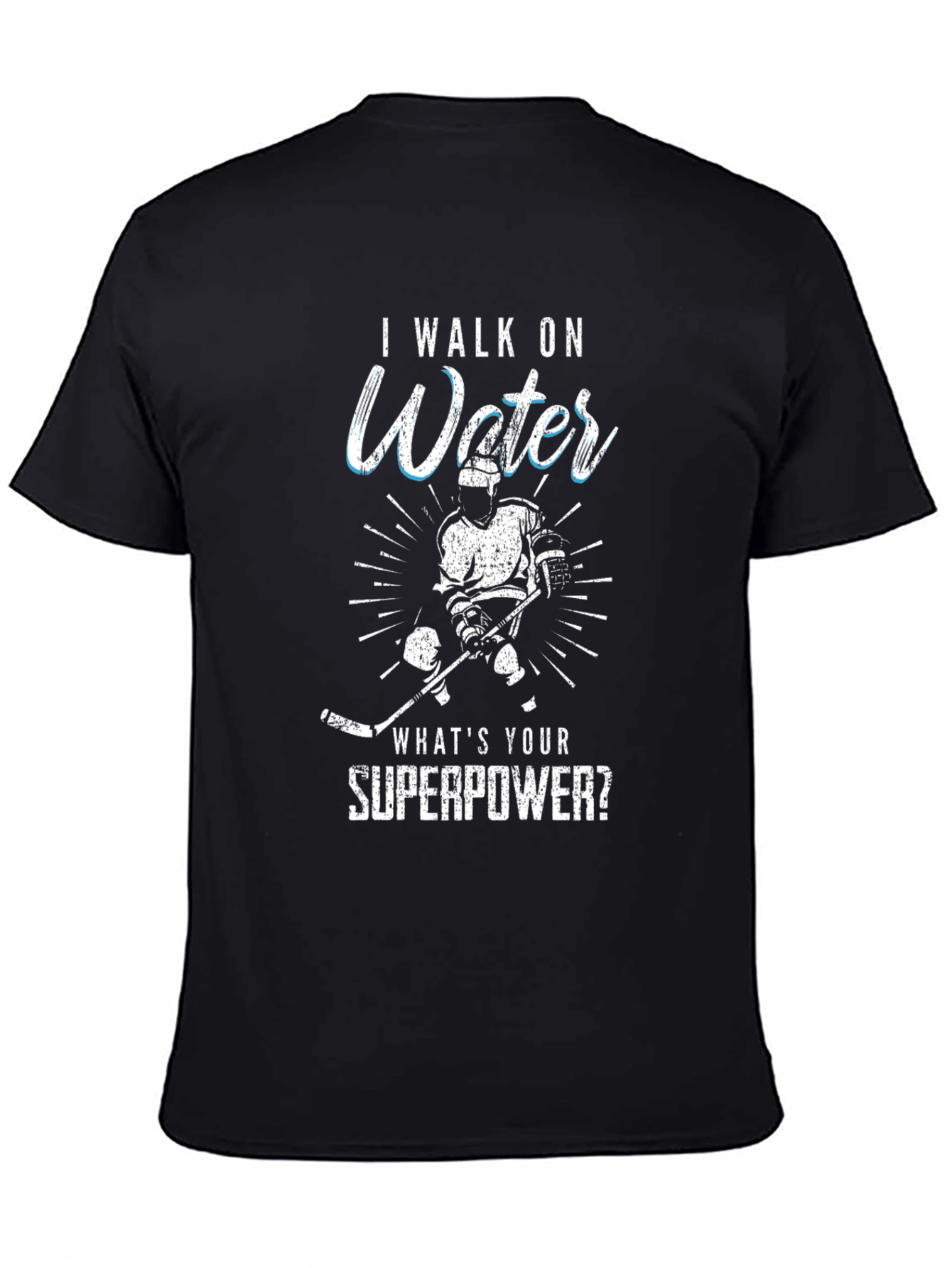 I Walk On Water Hockey T-Shirt