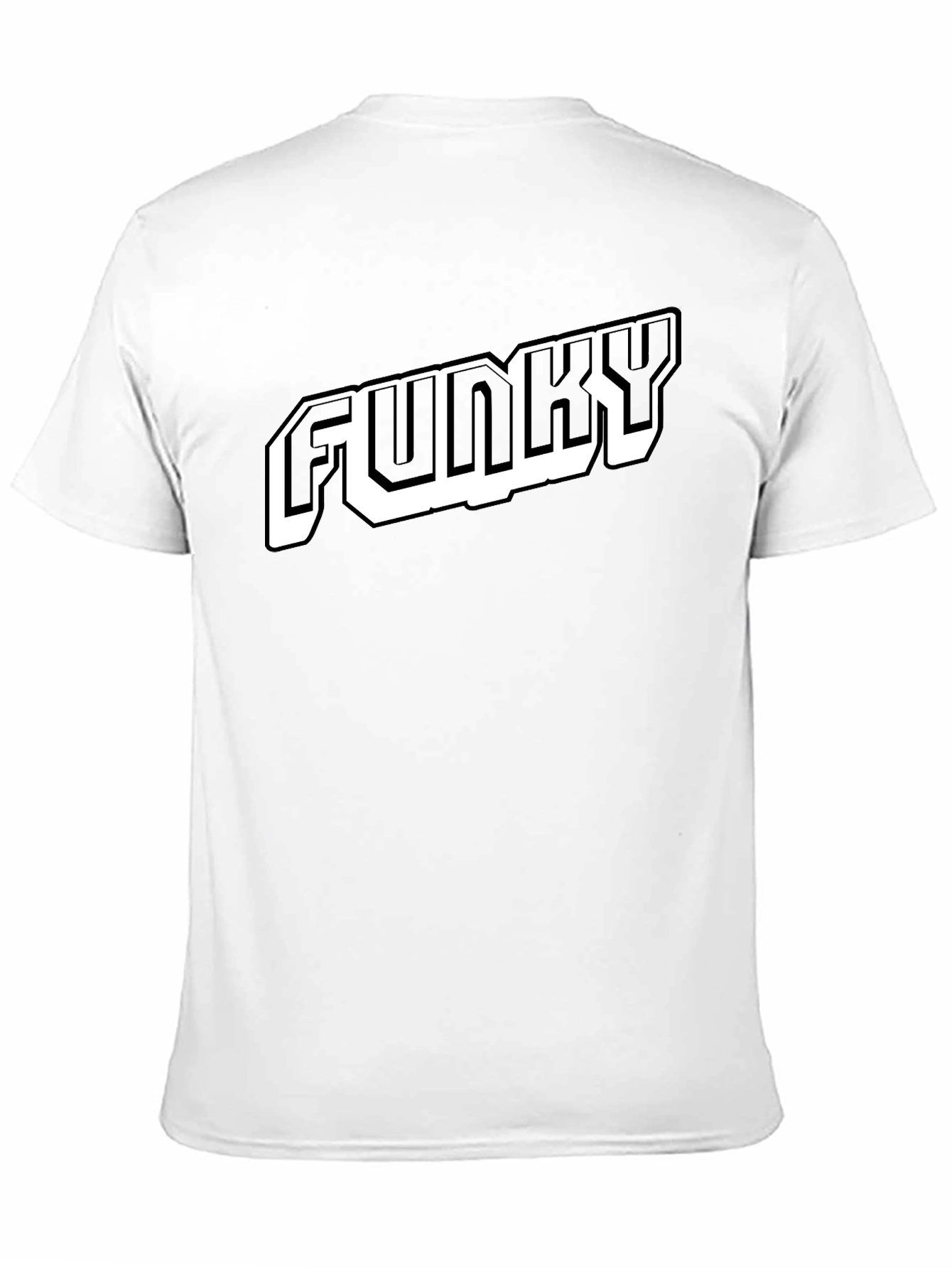 Funky Graphic T-Shirt - Black Cotton Blend