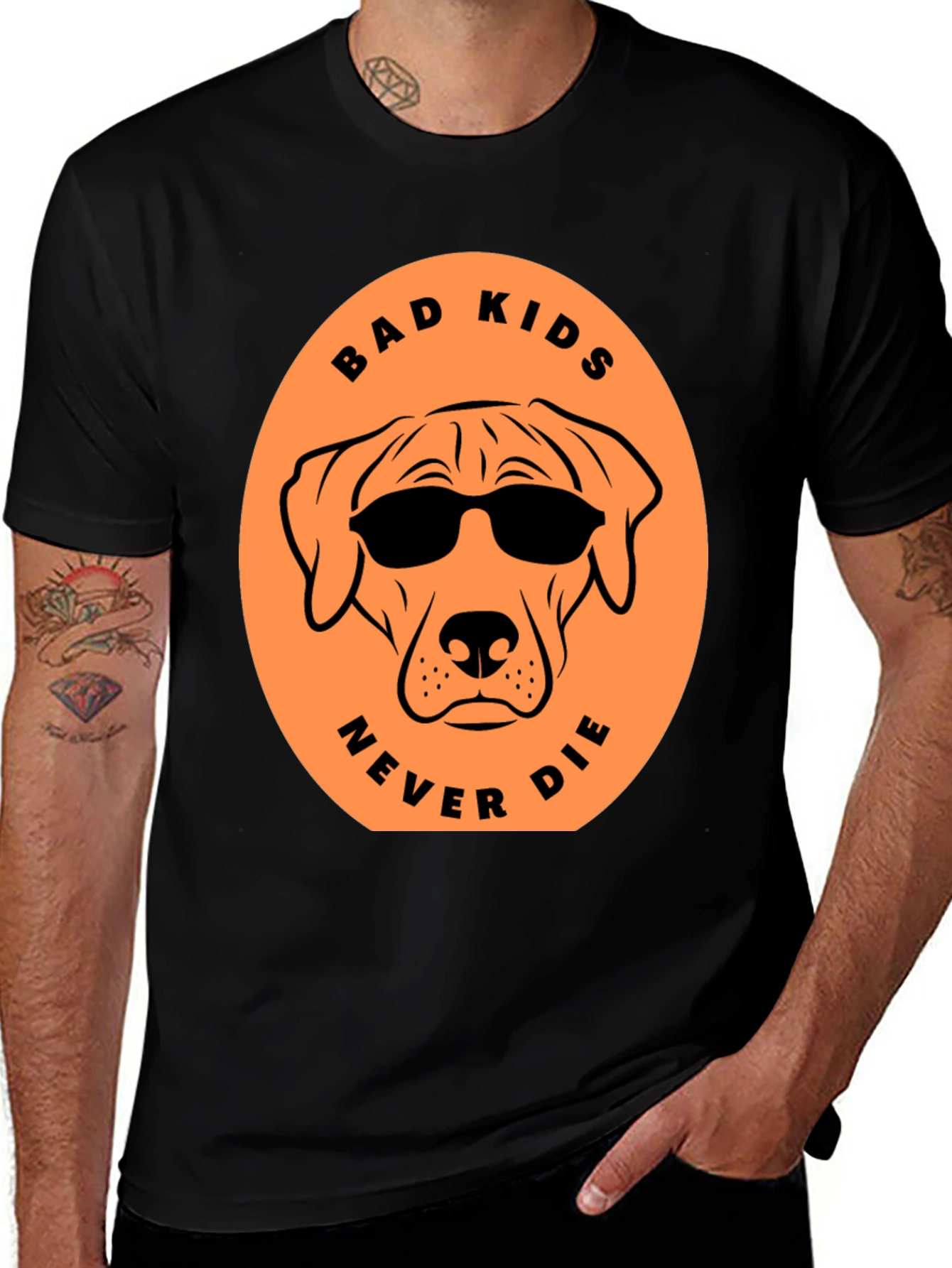 Bad Kids Never Die Dog T-Shirt