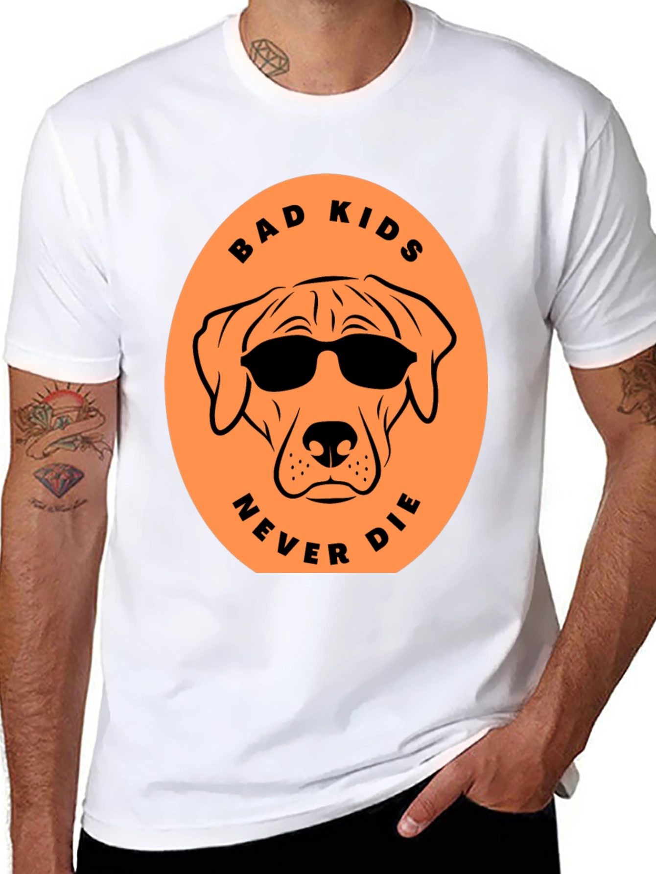 Bad Kids Never Die Dog T-Shirt